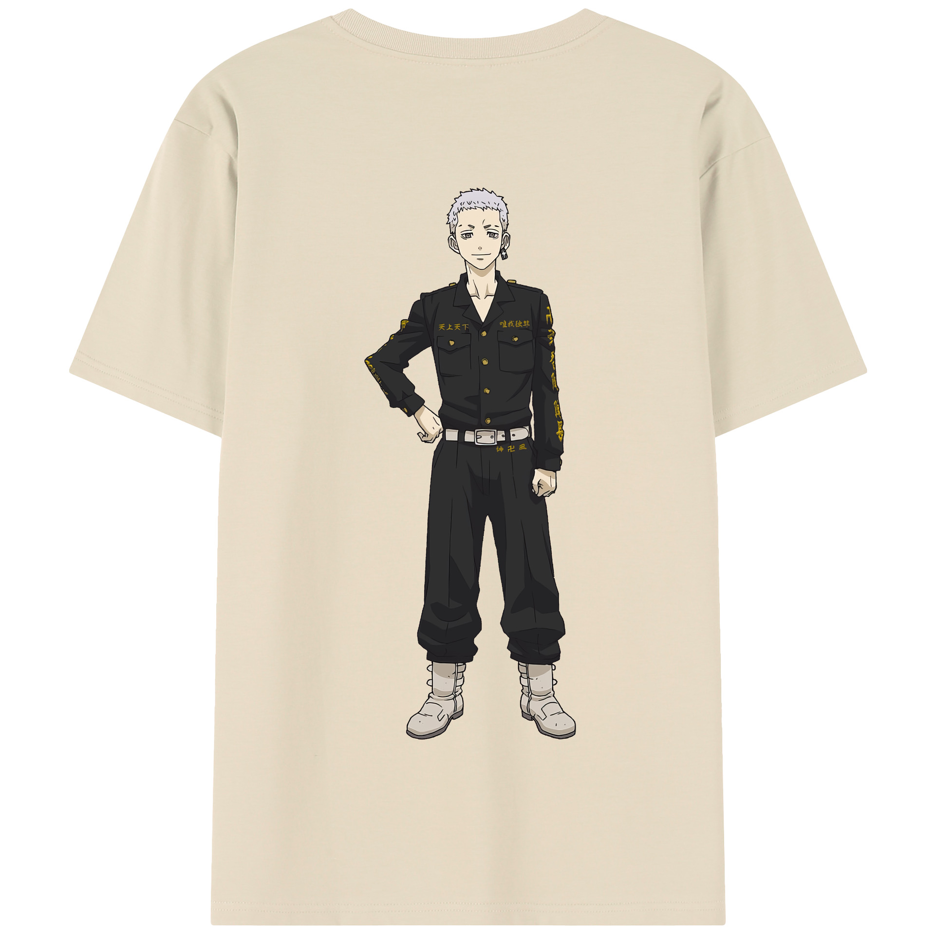 （画像用） 東京リベンジャーズ Tokyo Revengers 綿100％半袖Tシャツ（背面プリント）