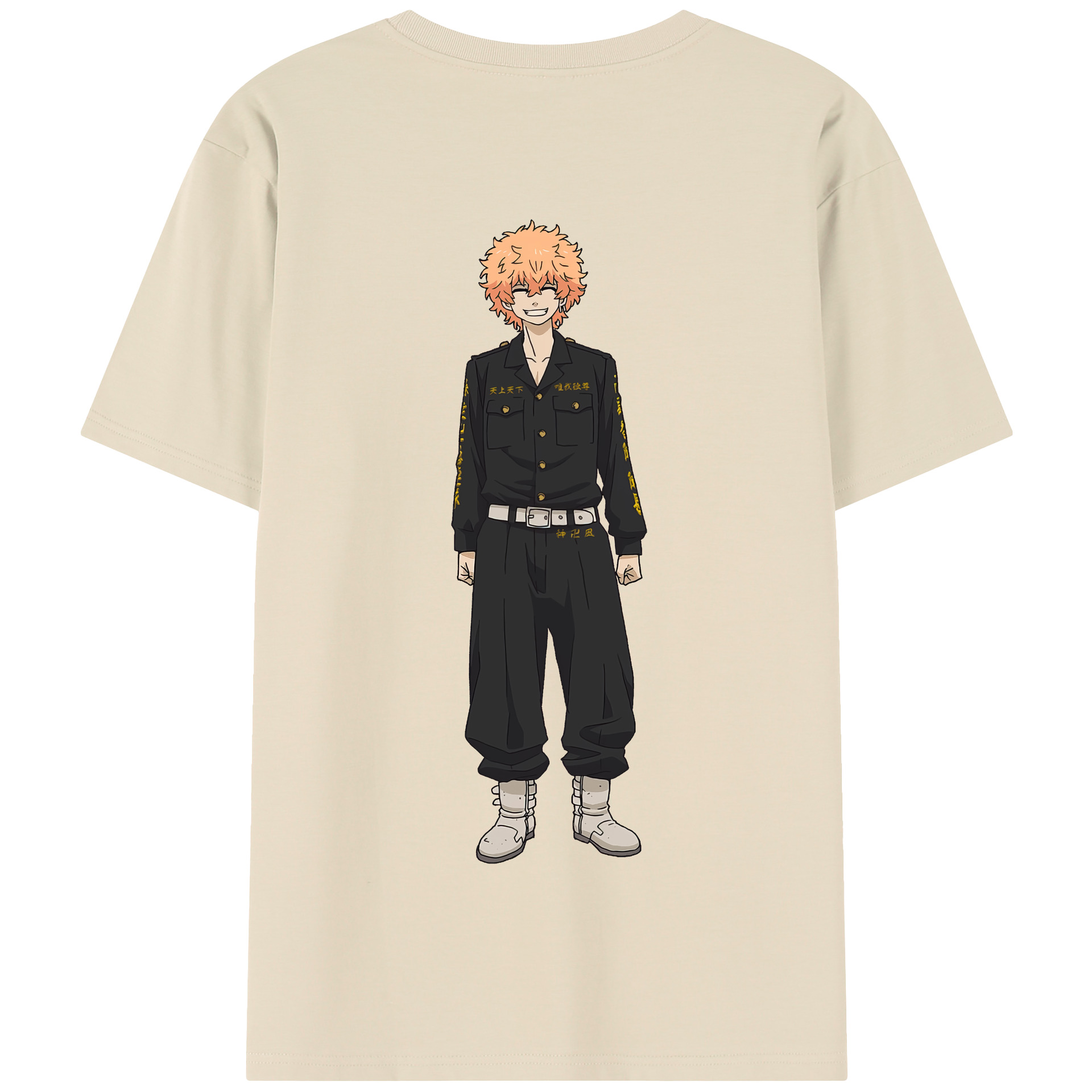 （画像用） 東京リベンジャーズ Tokyo Revengers 綿100％半袖Tシャツ（背面プリント）