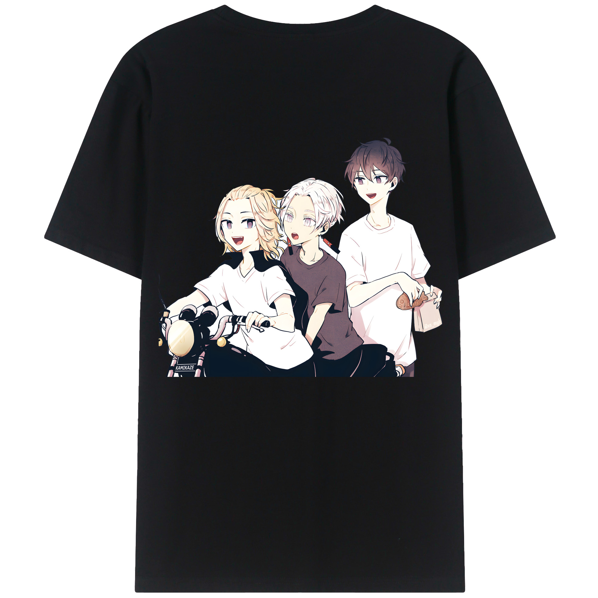 （画像用） 東京リベンジャーズ Tokyo Revengers 綿100％半袖Tシャツ（背面プリント）