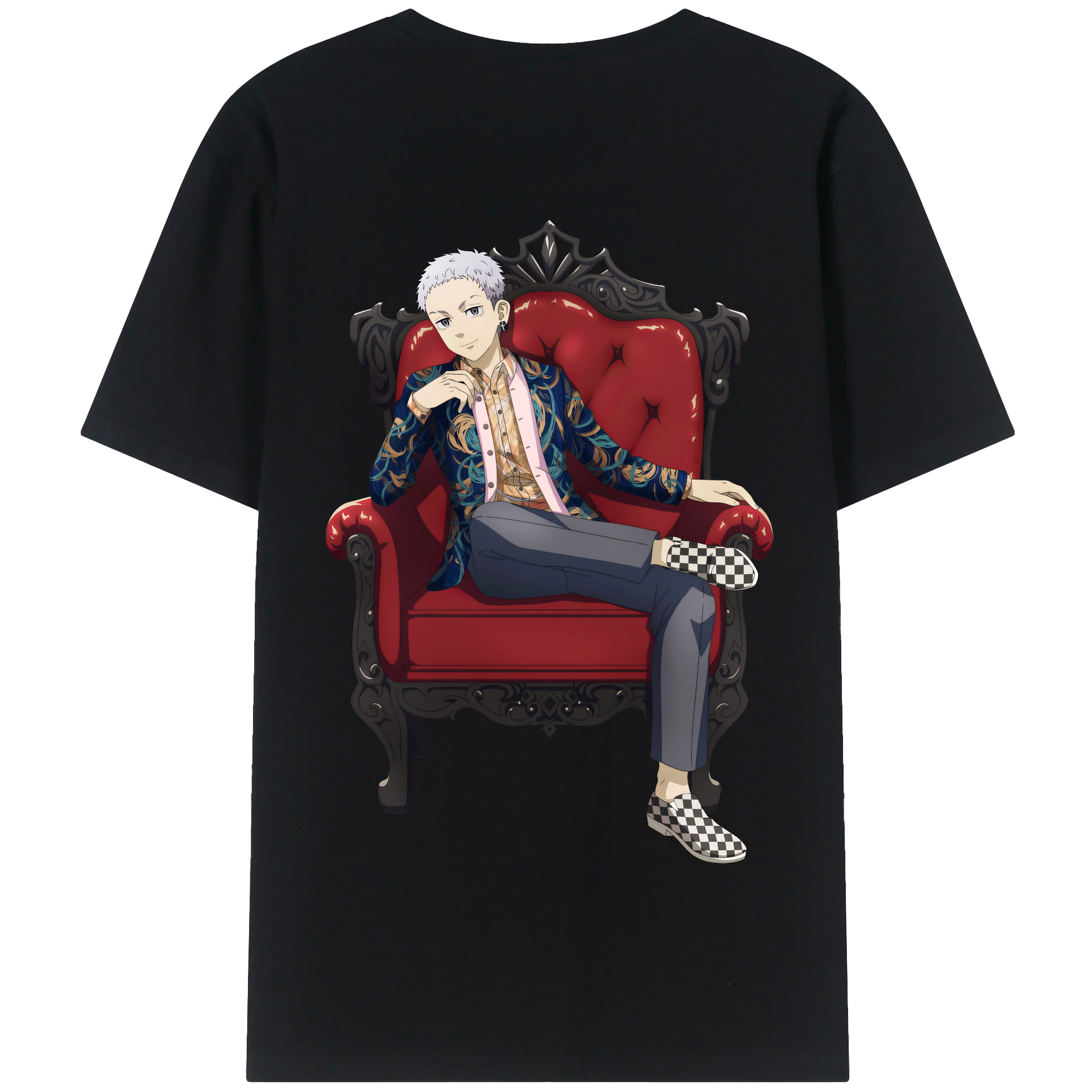 （画像用） 東京リベンジャーズ Tokyo Revengers 綿100％半袖Tシャツ（背面プリント）