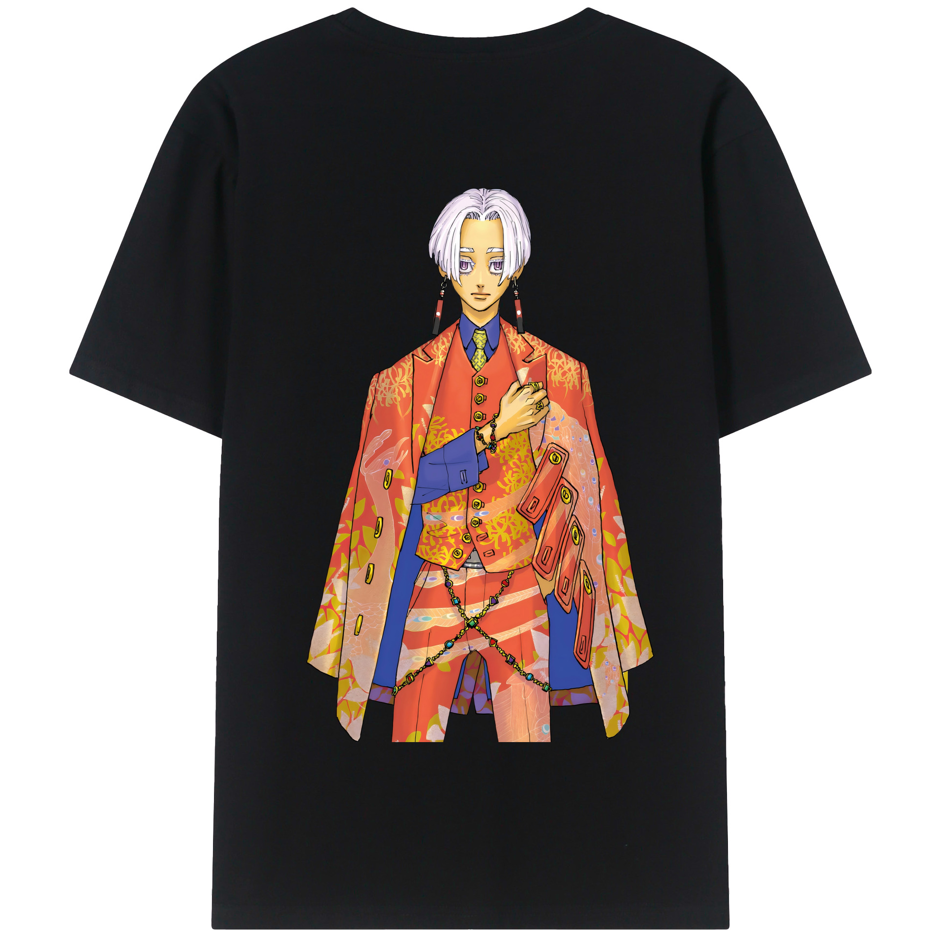 （画像用） 東京リベンジャーズ Tokyo Revengers 綿100％半袖Tシャツ（背面プリント）