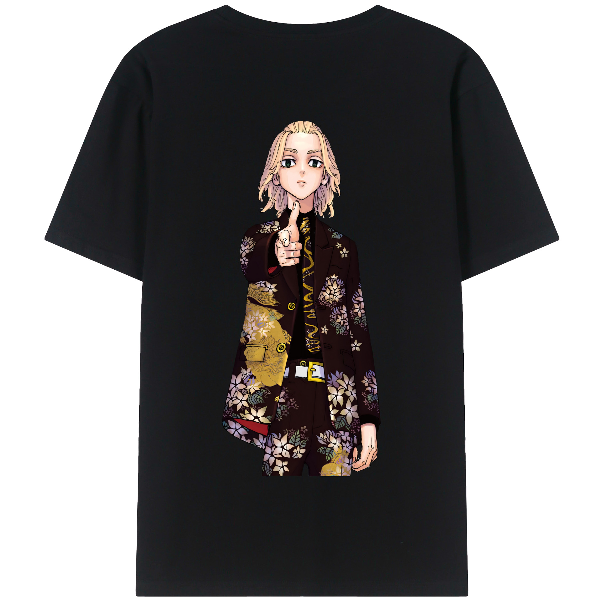 （画像用） 東京リベンジャーズ Tokyo Revengers 綿100％半袖Tシャツ（背面プリント）