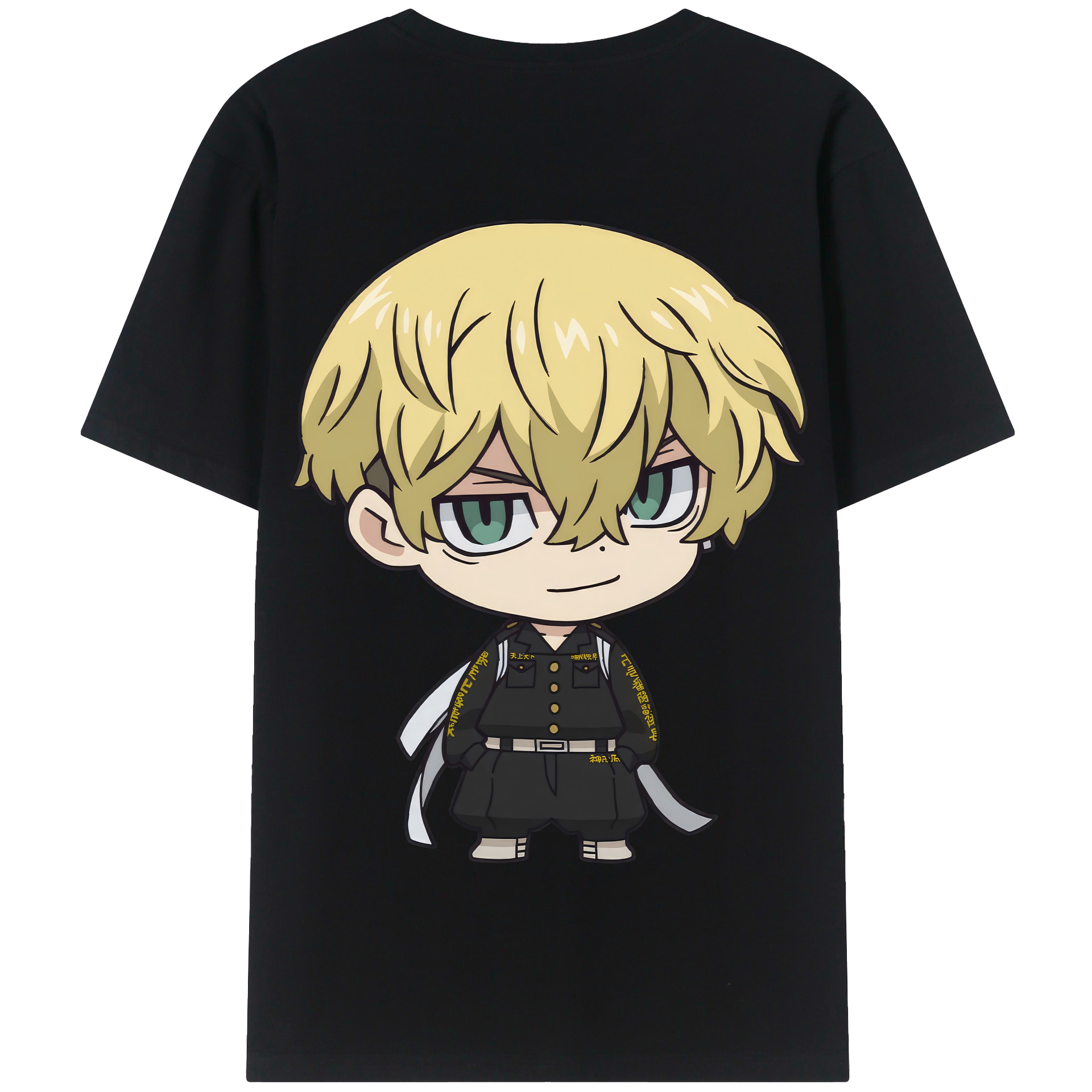 （画像用） 東京リベンジャーズ Tokyo Revengers 綿100％半袖Tシャツ（背面プリント）