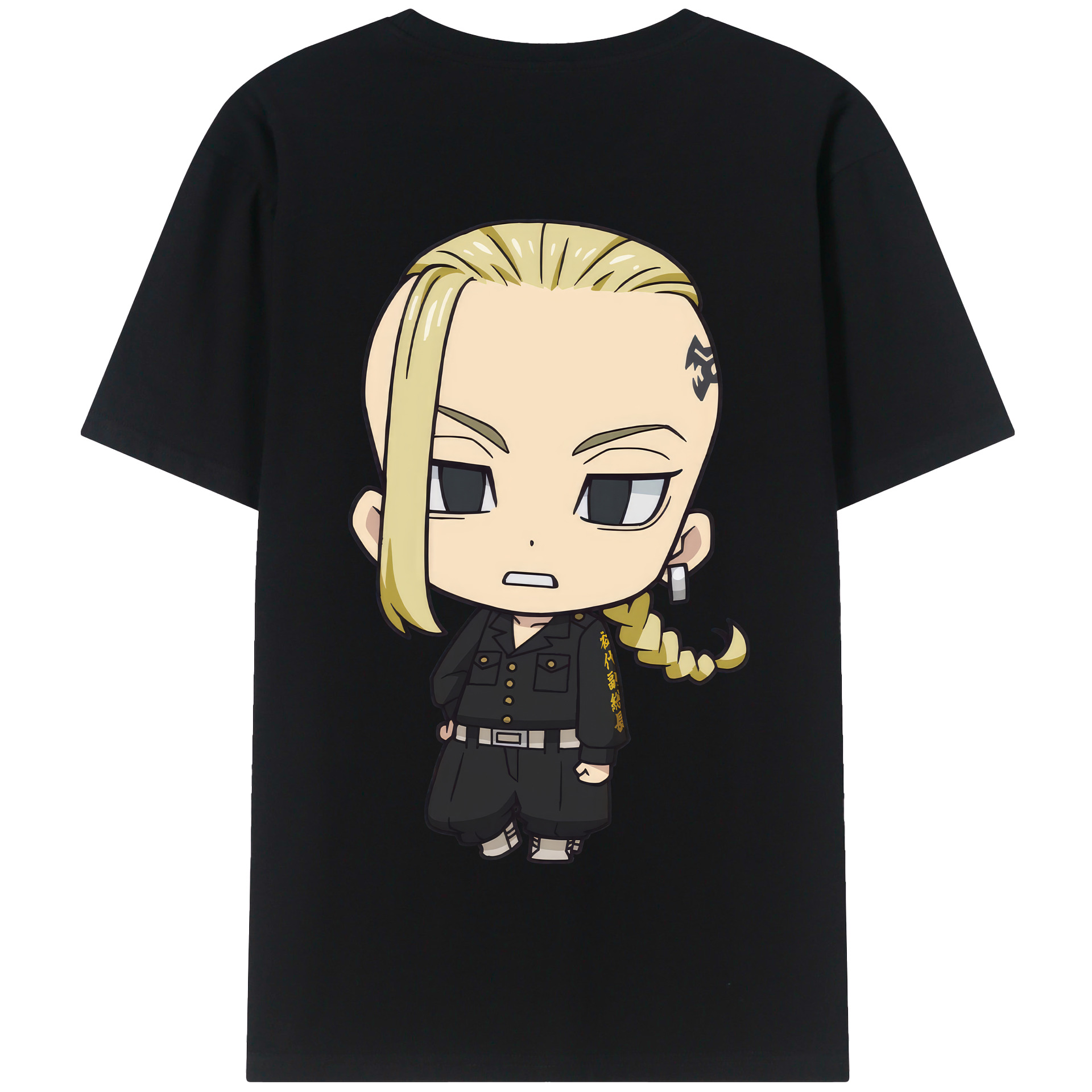 （画像用） 東京リベンジャーズ Tokyo Revengers 綿100％半袖Tシャツ（背面プリント）