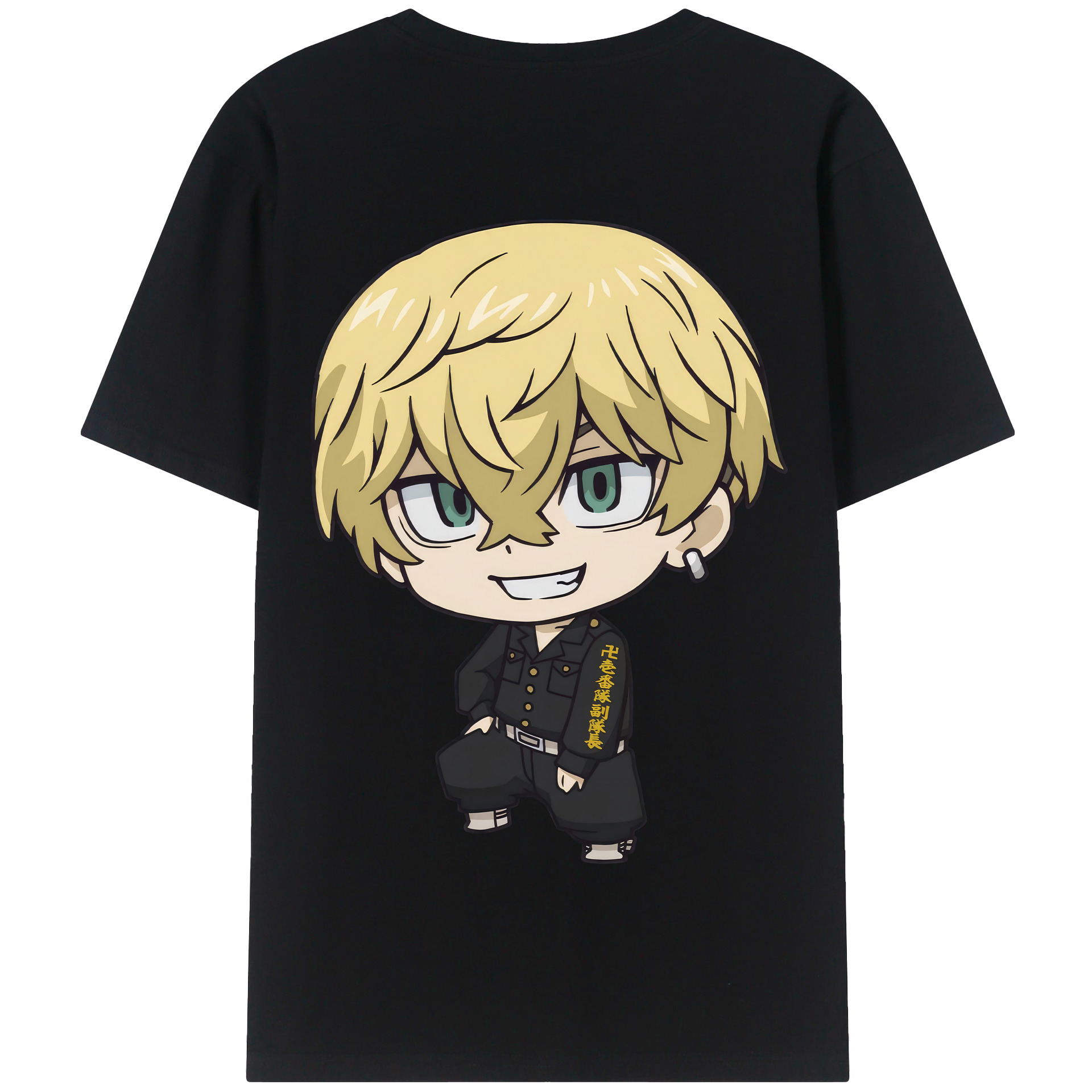 （画像用） 東京リベンジャーズ Tokyo Revengers 綿100％半袖Tシャツ（背面プリント）