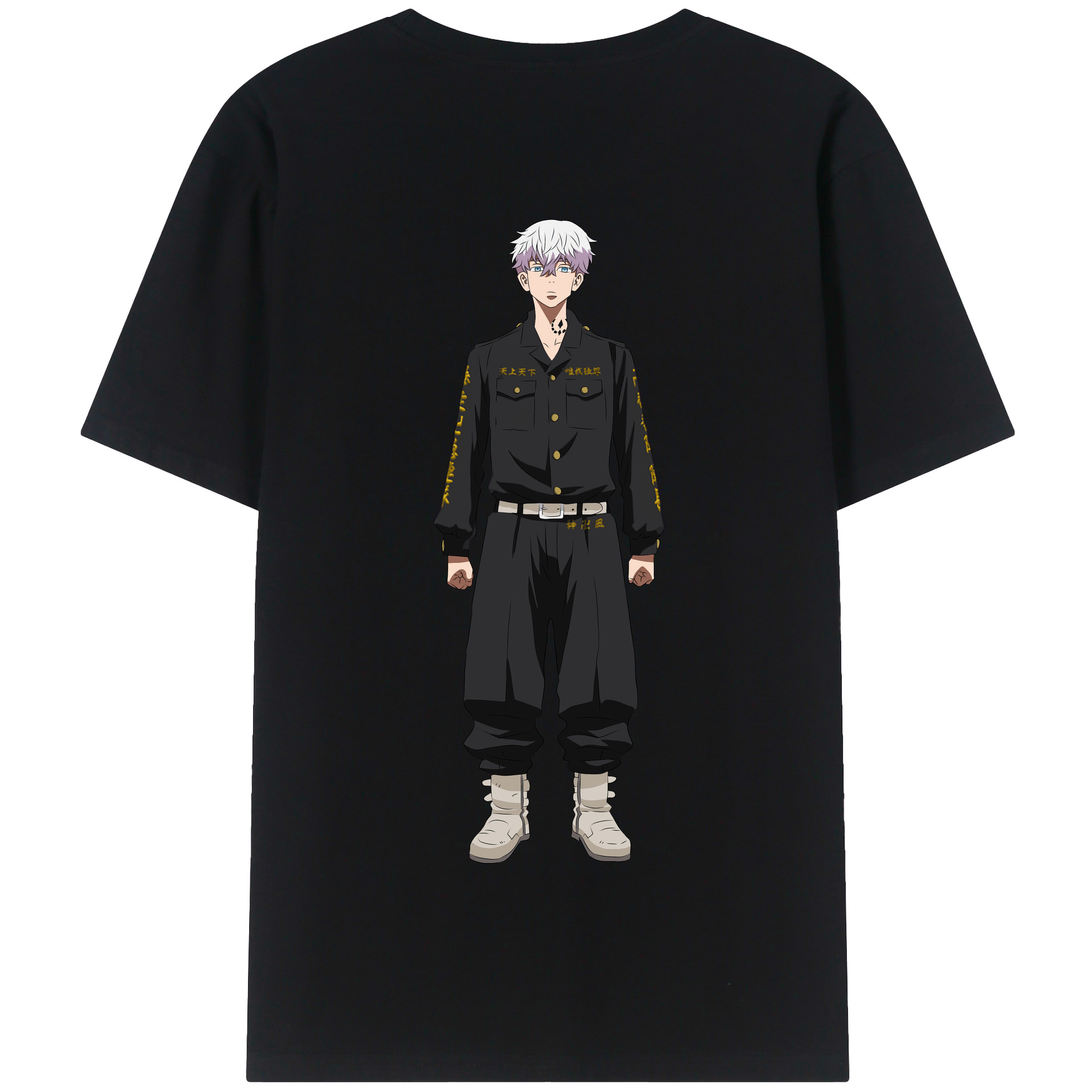 （画像用） 東京リベンジャーズ Tokyo Revengers 綿100％半袖Tシャツ（背面プリント）