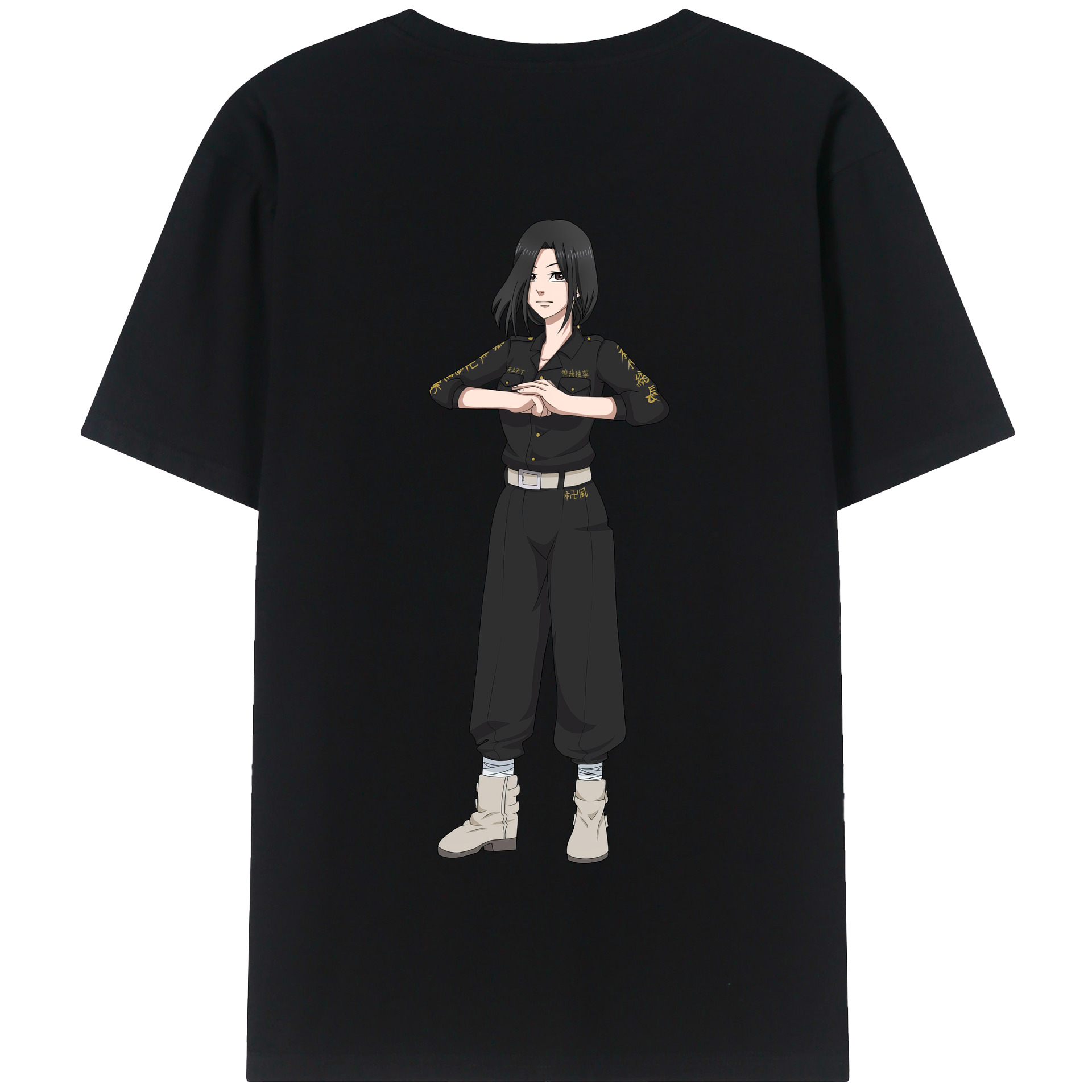 （画像用） 東京リベンジャーズ Tokyo Revengers 綿100％半袖Tシャツ（背面プリント）