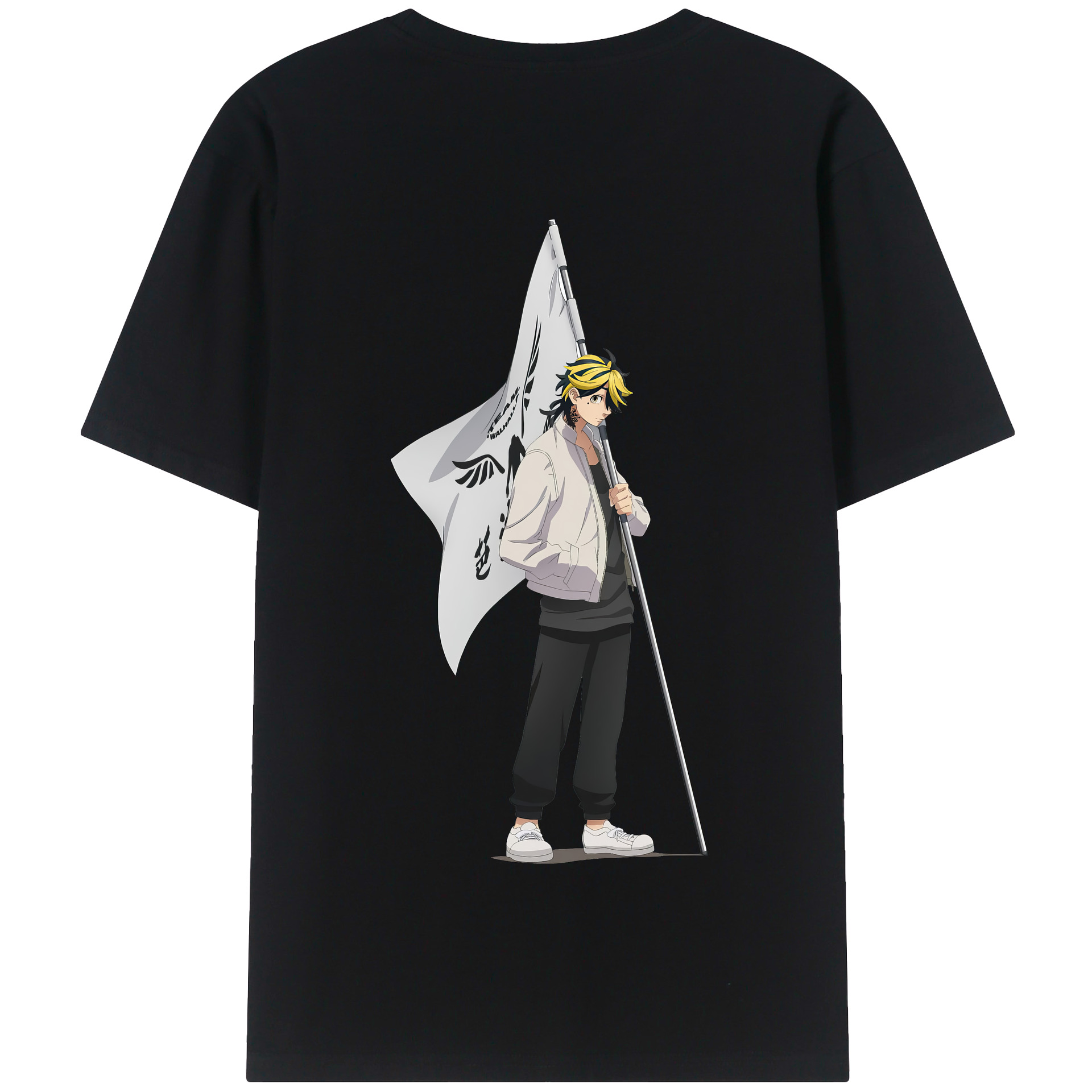 （画像用） 東京リベンジャーズ Tokyo Revengers 綿100％半袖Tシャツ（背面プリント）