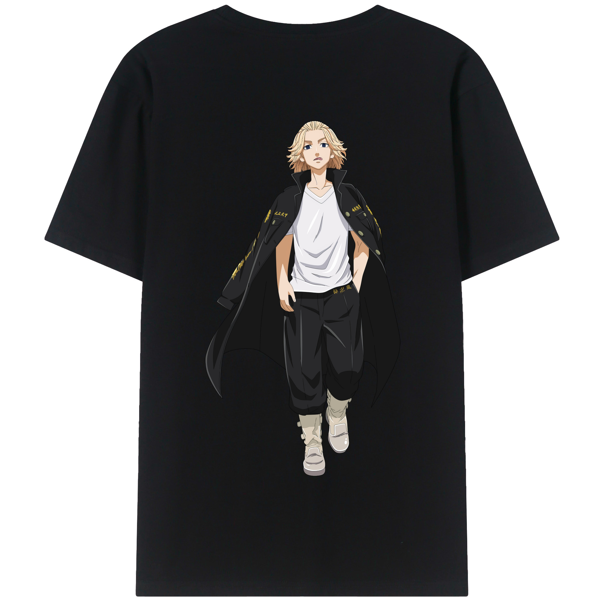 （画像用） 東京リベンジャーズ Tokyo Revengers 綿100％半袖Tシャツ（背面プリント）