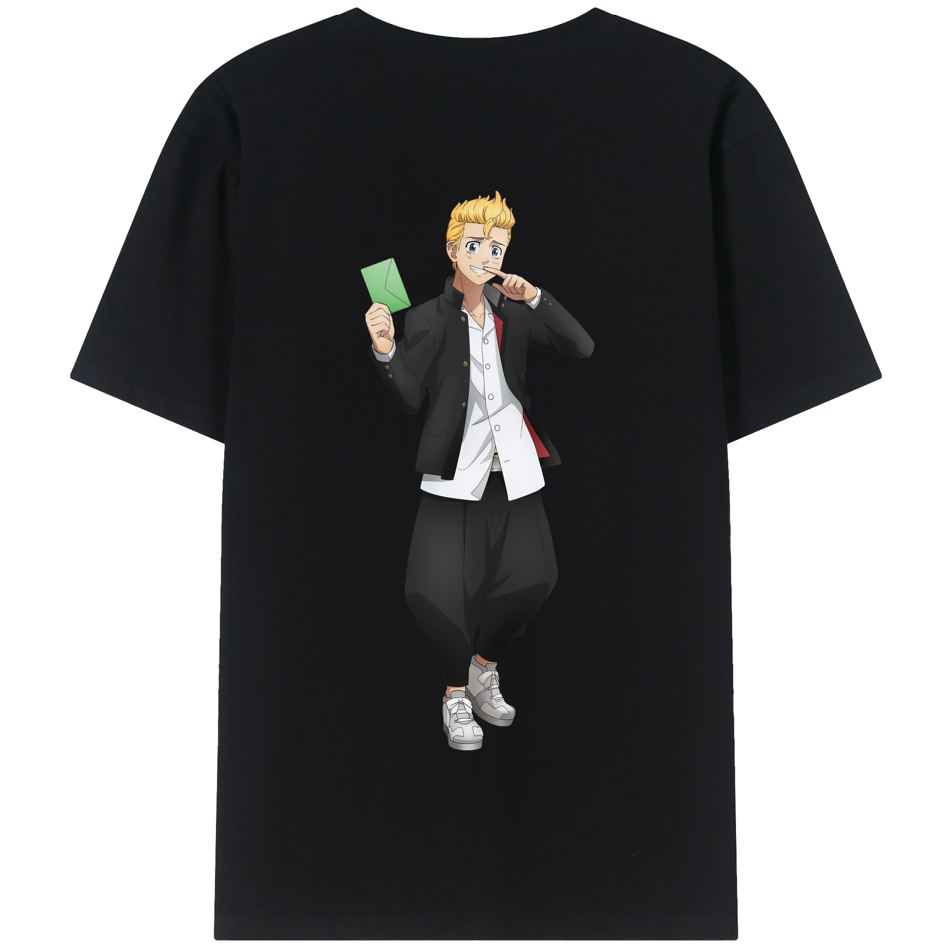 （画像用） 東京リベンジャーズ Tokyo Revengers 綿100％半袖Tシャツ（背面プリント）