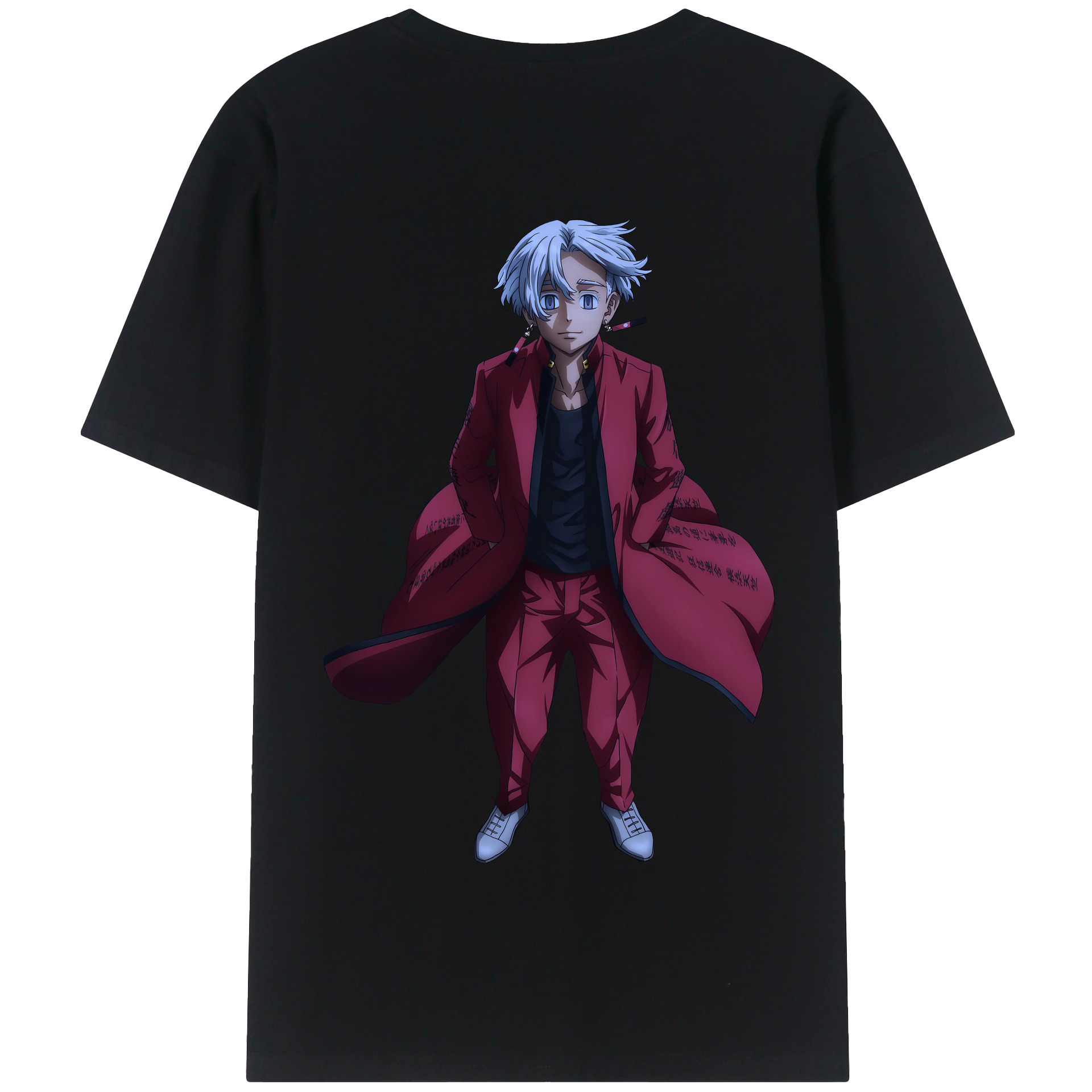 （画像用） 東京リベンジャーズ Tokyo Revengers 綿100％半袖Tシャツ（背面プリント）