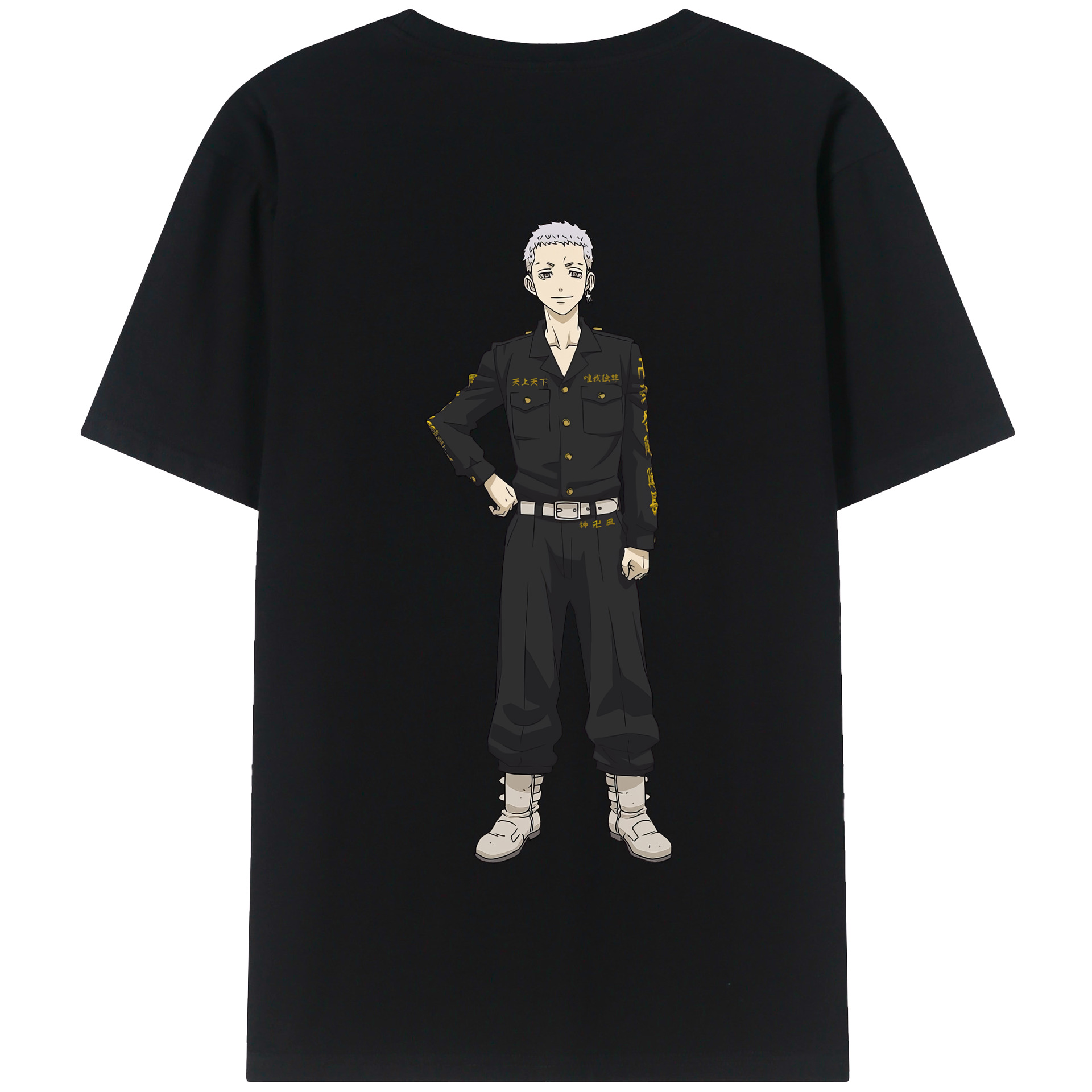 （画像用） 東京リベンジャーズ Tokyo Revengers 綿100％半袖Tシャツ（背面プリント）