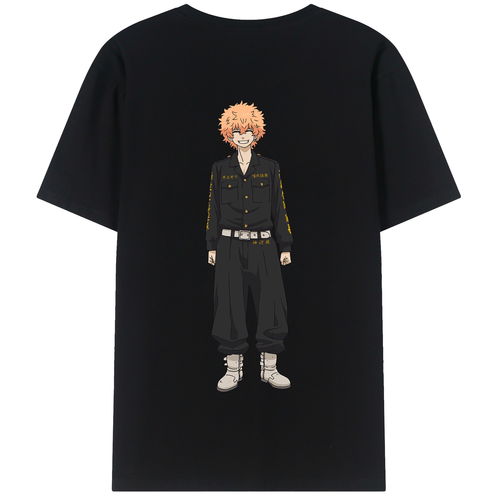 （画像用） 東京リベンジャーズ Tokyo Revengers 綿100％半袖Tシャツ（背面プリント）