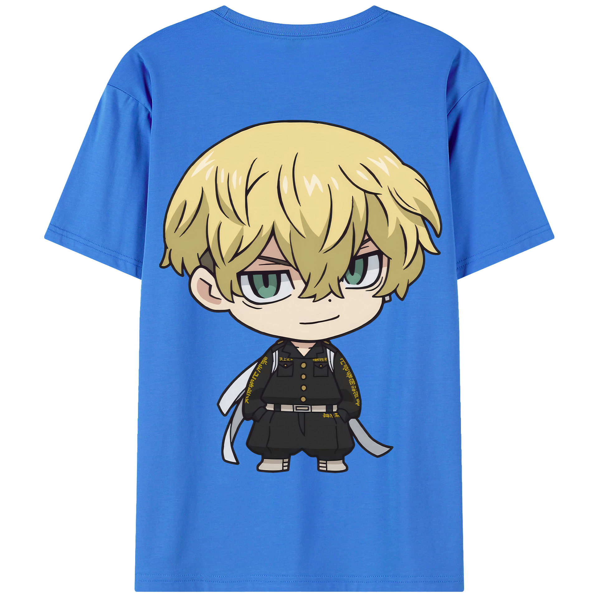 （画像用） 東京リベンジャーズ Tokyo Revengers 綿100％半袖Tシャツ（背面プリント）