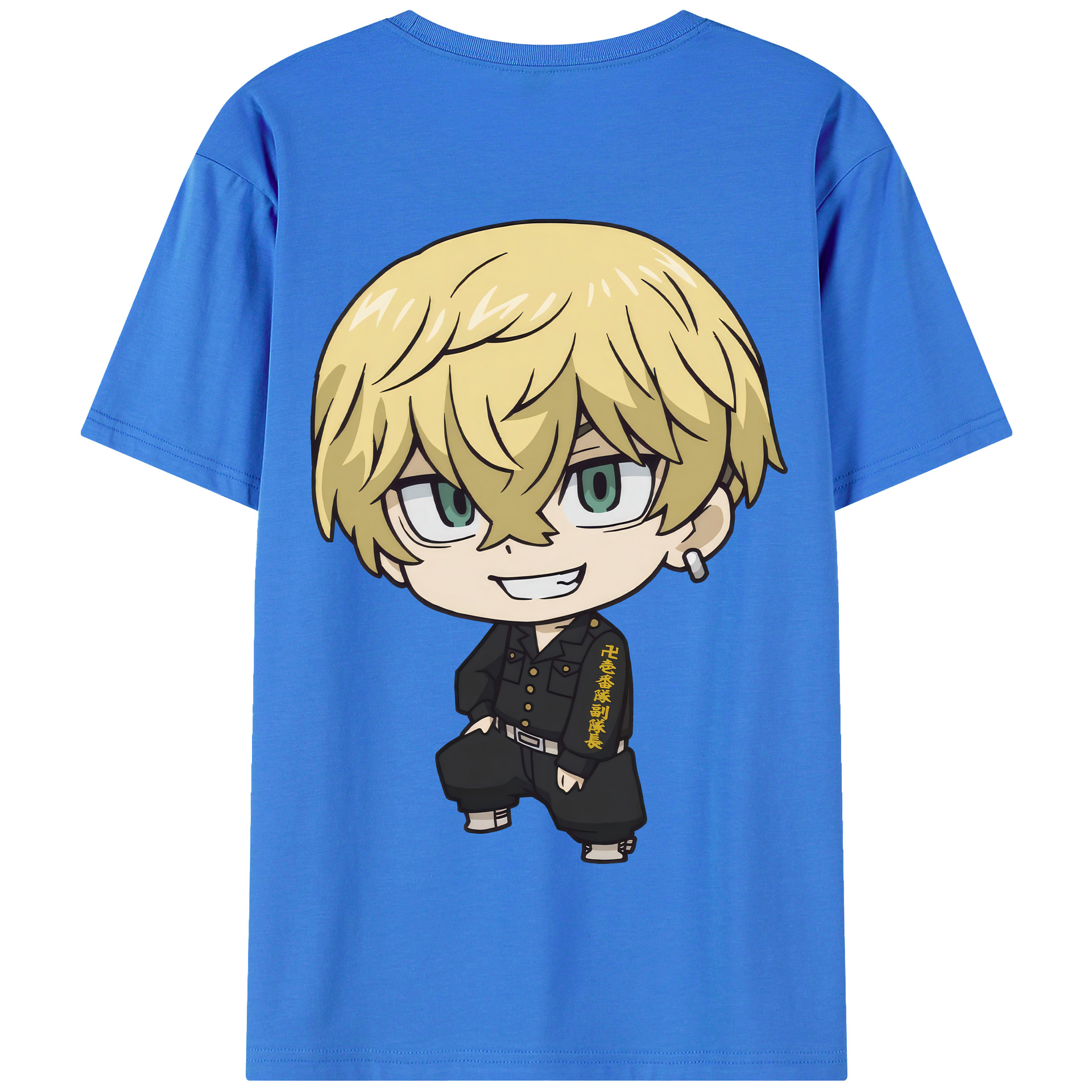 （画像用） 東京リベンジャーズ Tokyo Revengers 綿100％半袖Tシャツ（背面プリント）