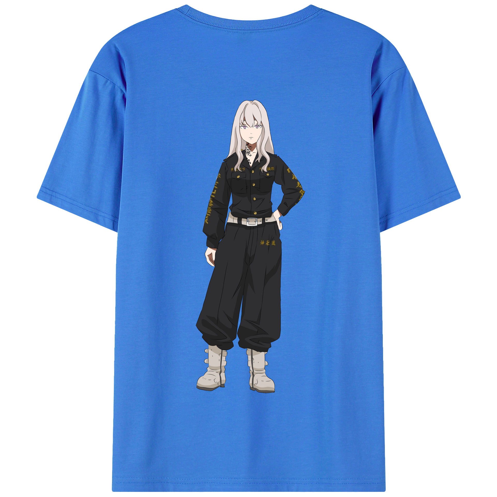 （画像用） 東京リベンジャーズ Tokyo Revengers 綿100％半袖Tシャツ（背面プリント）