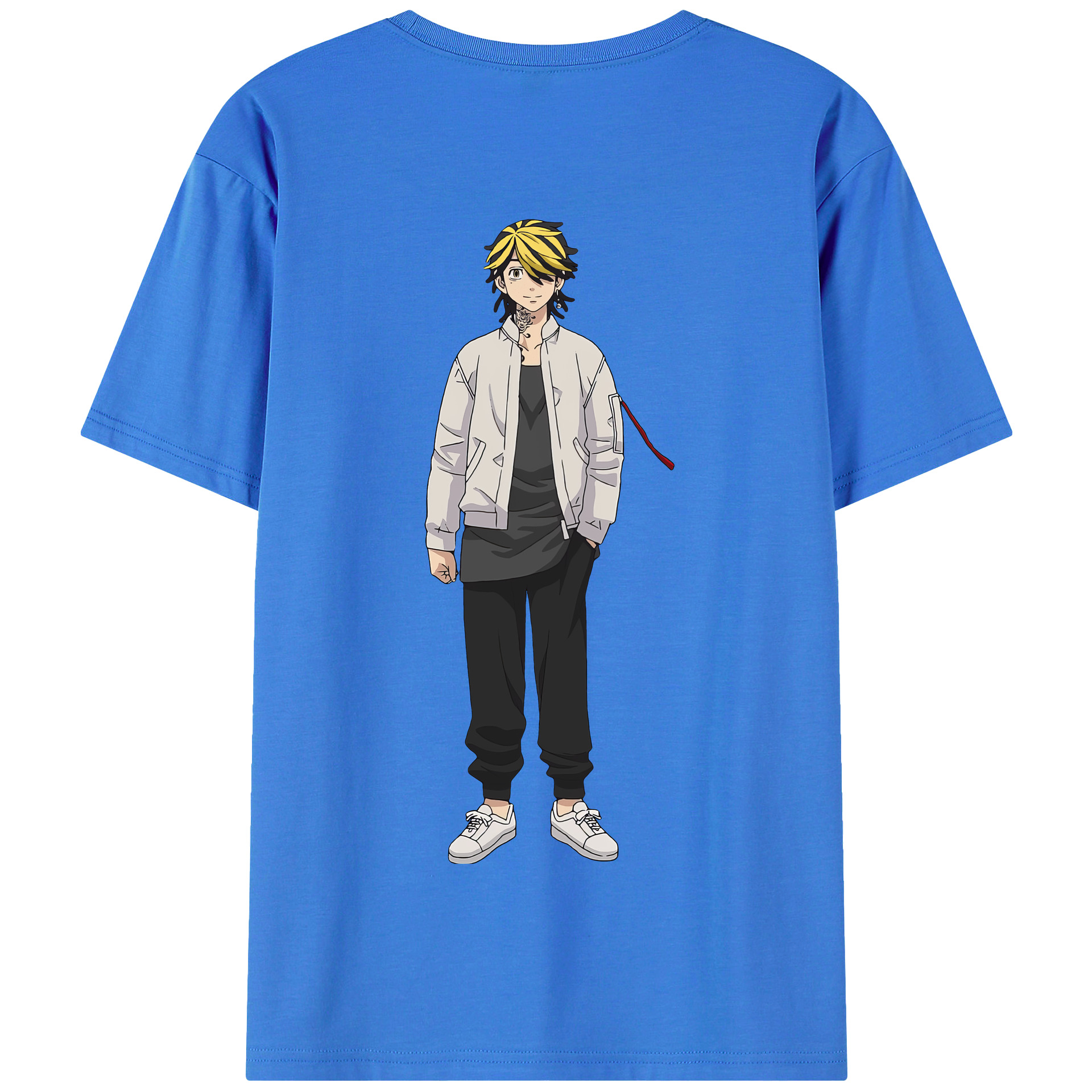 （画像用） 東京リベンジャーズ Tokyo Revengers 綿100％半袖Tシャツ（背面プリント）