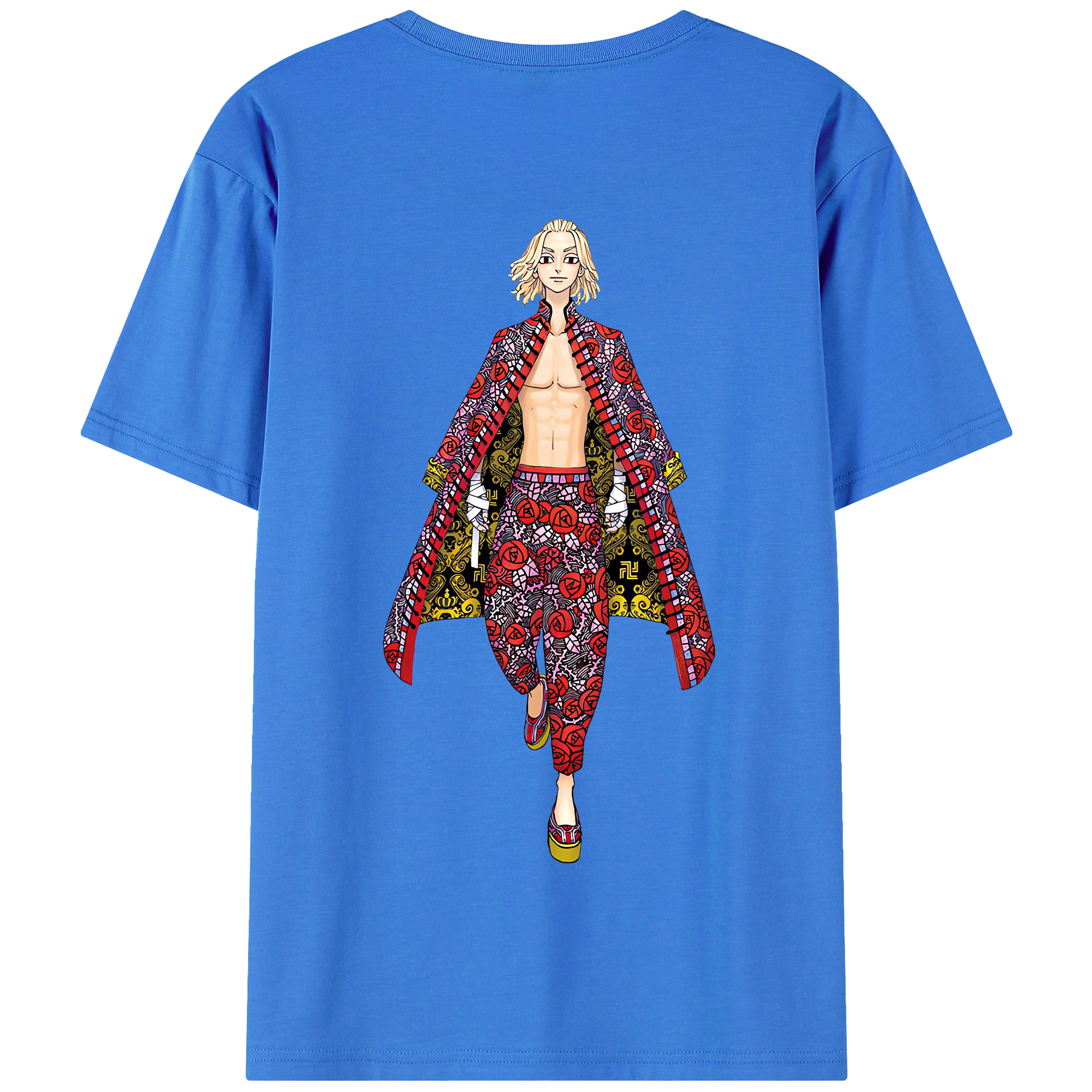 （画像用） 東京リベンジャーズ Tokyo Revengers 綿100％半袖Tシャツ（背面プリント）
