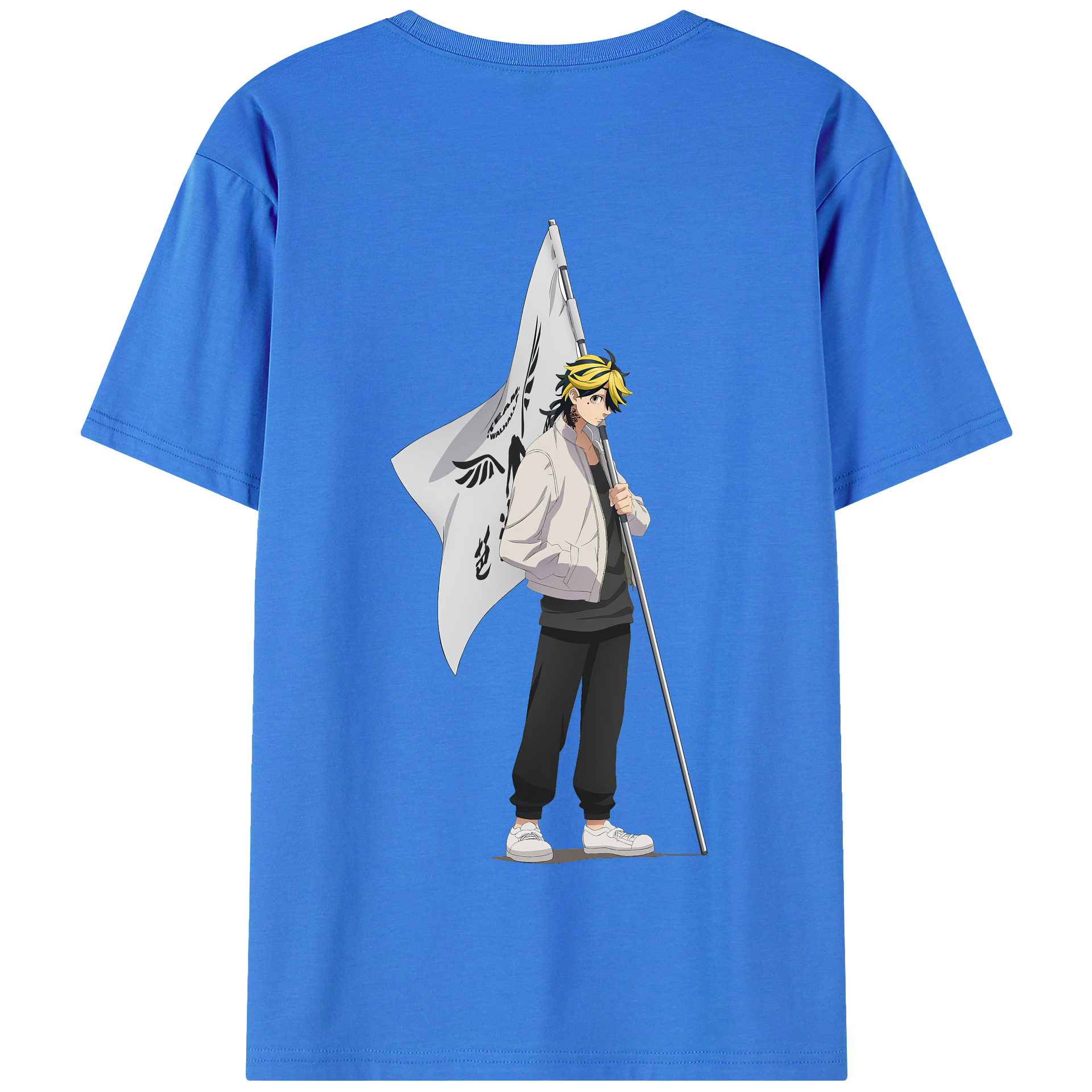 （画像用） 東京リベンジャーズ Tokyo Revengers 綿100％半袖Tシャツ（背面プリント）
