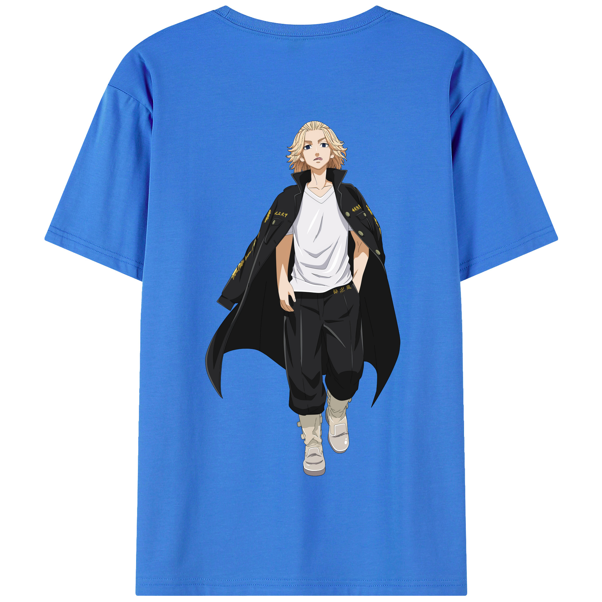（画像用） 東京リベンジャーズ Tokyo Revengers 綿100％半袖Tシャツ（背面プリント）