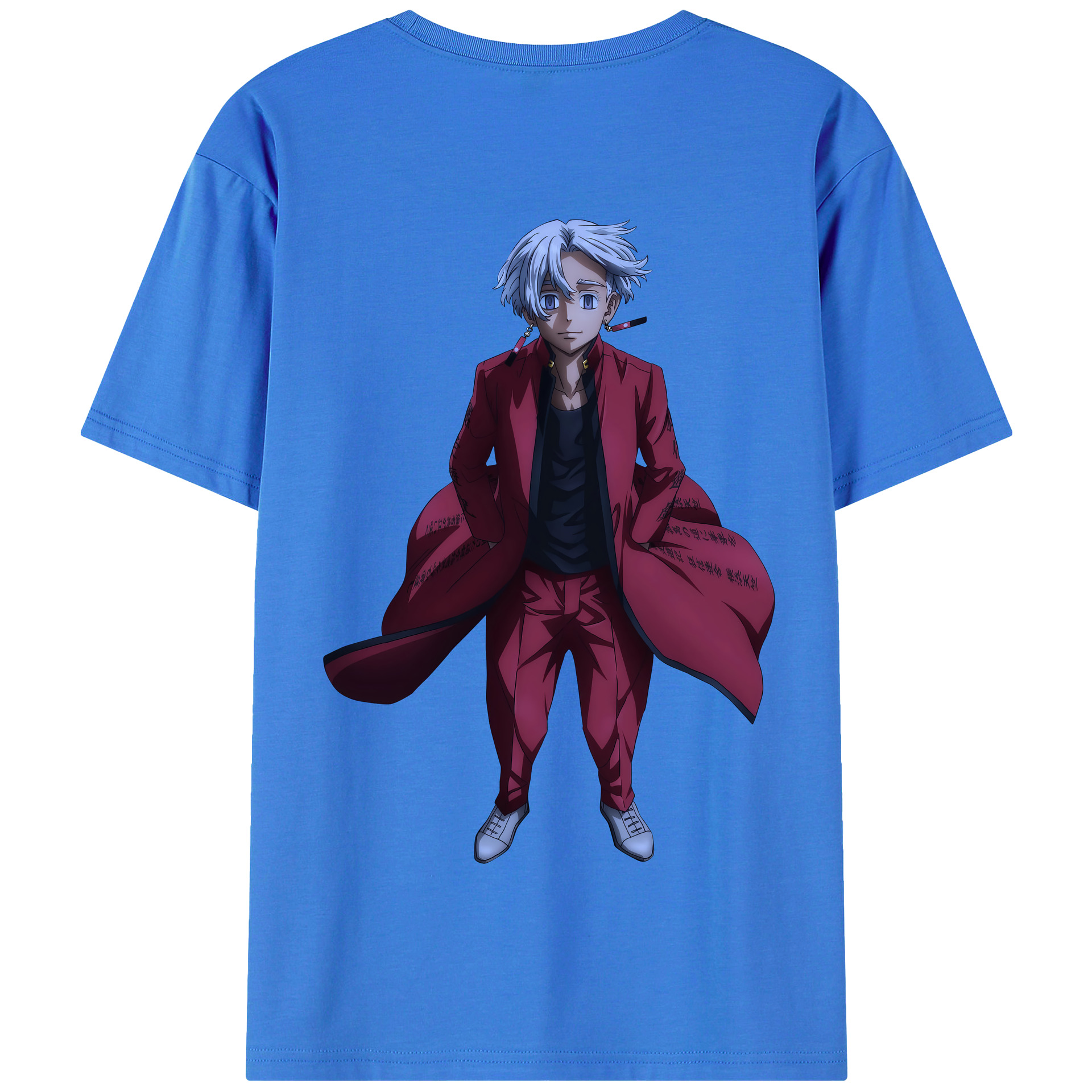 （画像用） 東京リベンジャーズ Tokyo Revengers 綿100％半袖Tシャツ（背面プリント）