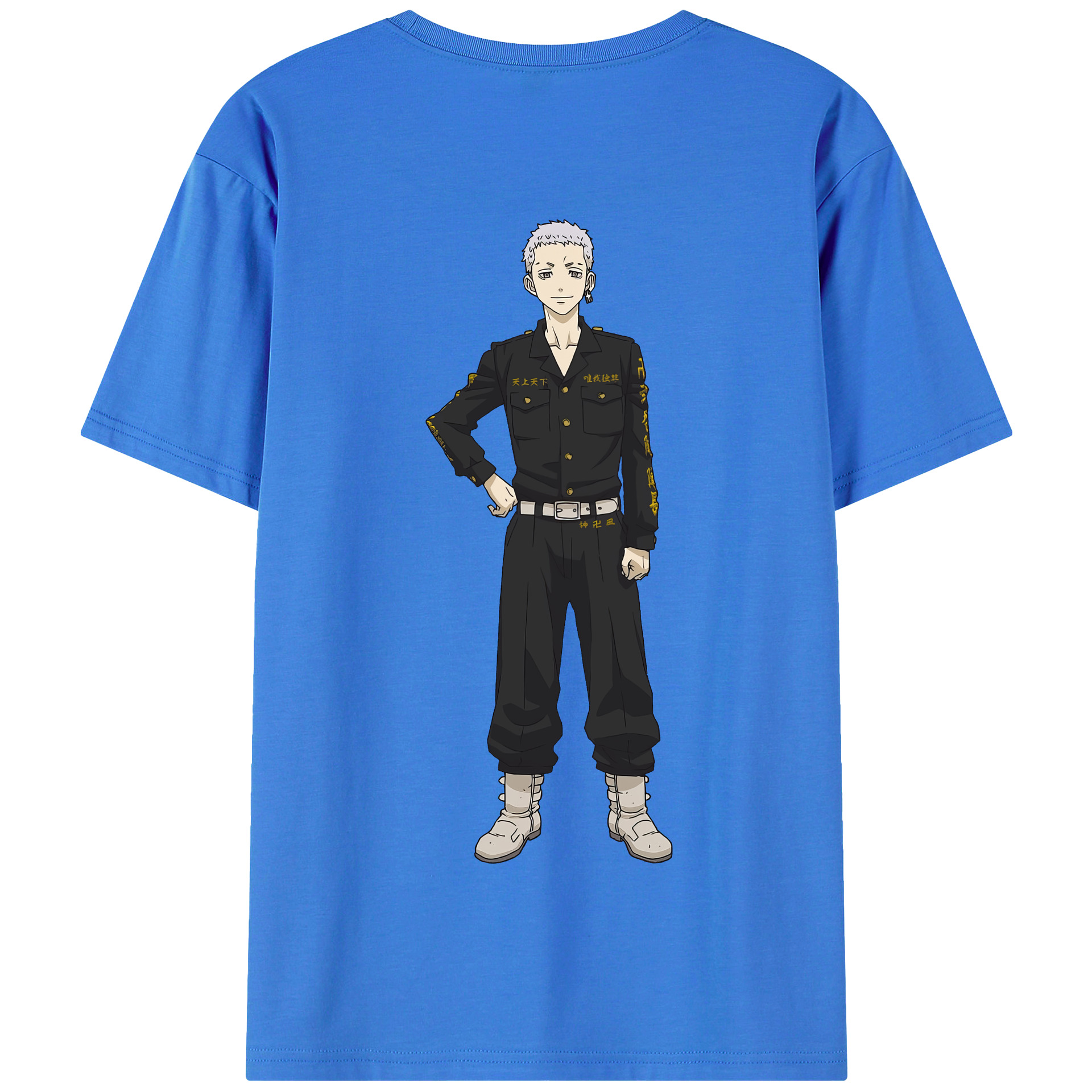 （画像用） 東京リベンジャーズ Tokyo Revengers 綿100％半袖Tシャツ（背面プリント）