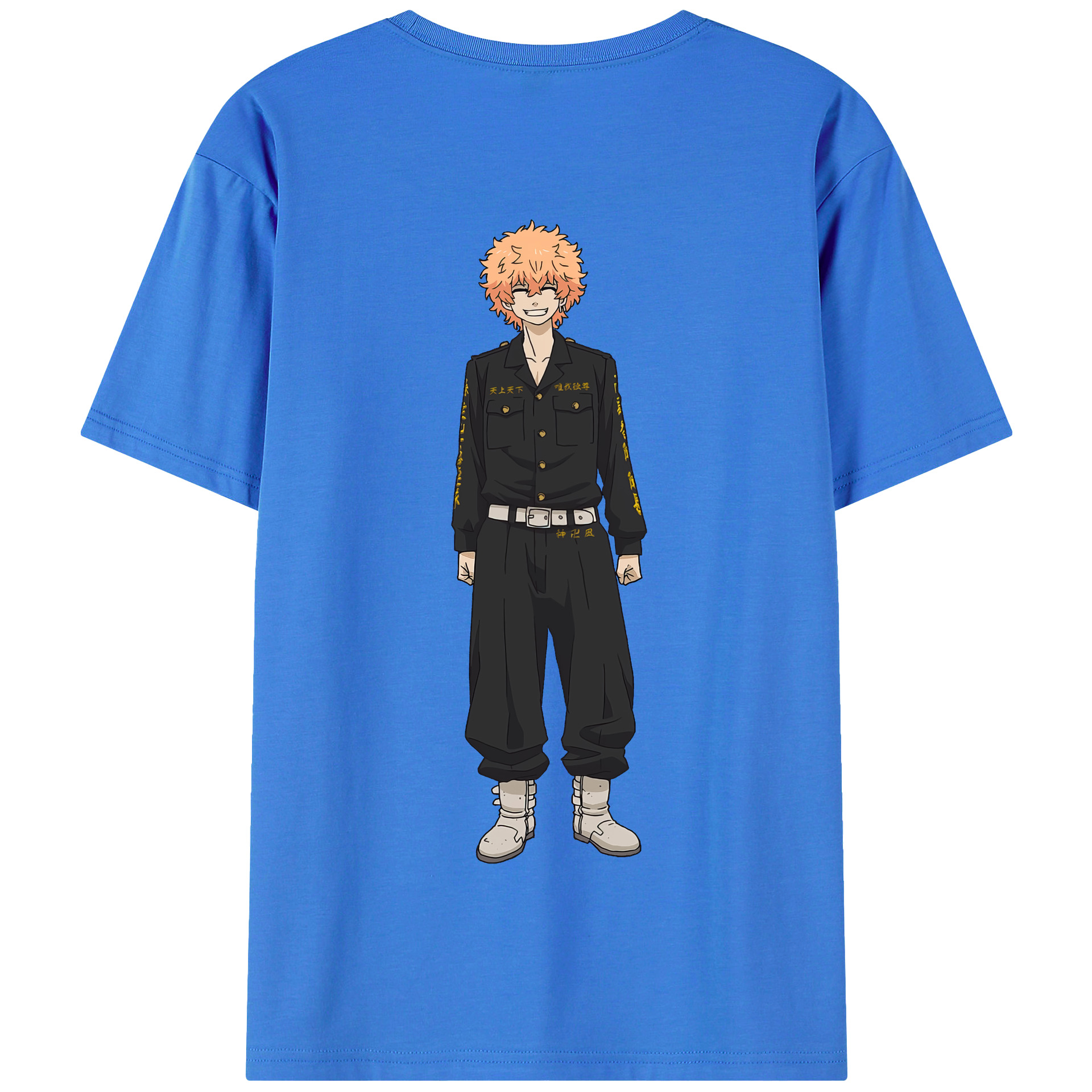 （画像用） 東京リベンジャーズ Tokyo Revengers 綿100％半袖Tシャツ（背面プリント）