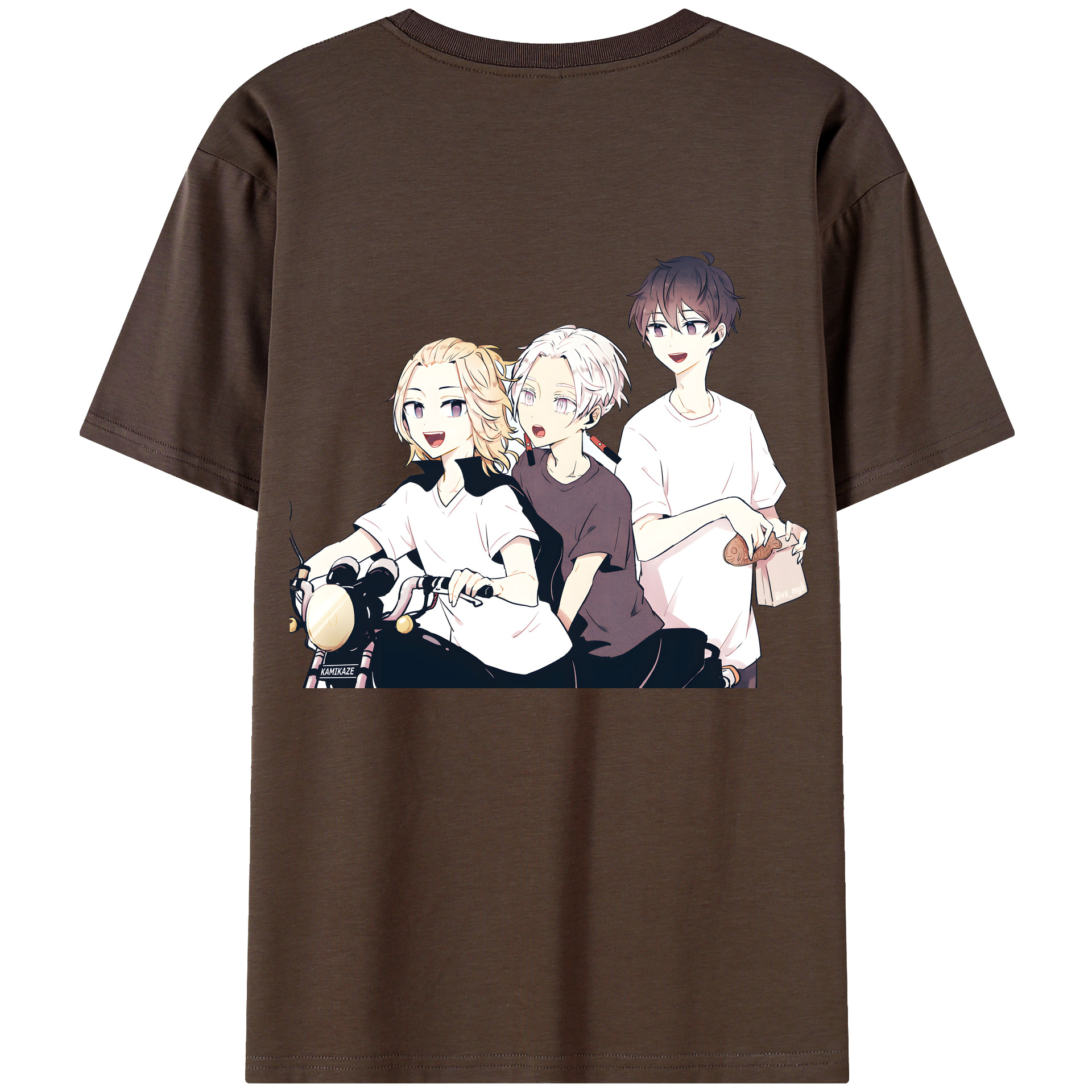 （画像用） 東京リベンジャーズ Tokyo Revengers 綿100％半袖Tシャツ（背面プリント）