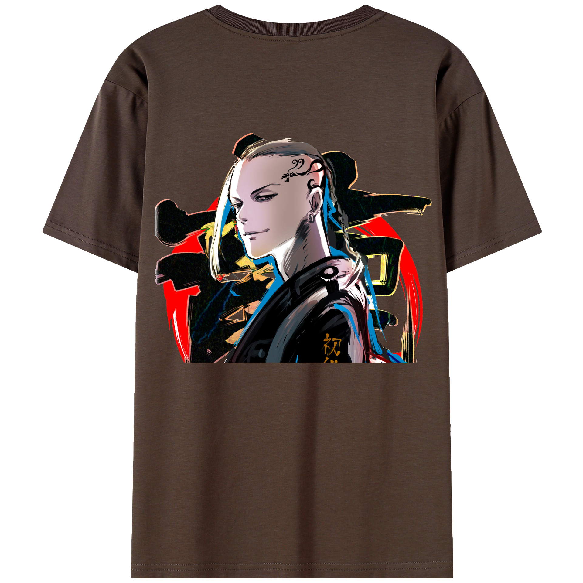 （画像用） 東京リベンジャーズ Tokyo Revengers 綿100％半袖Tシャツ（背面プリント）