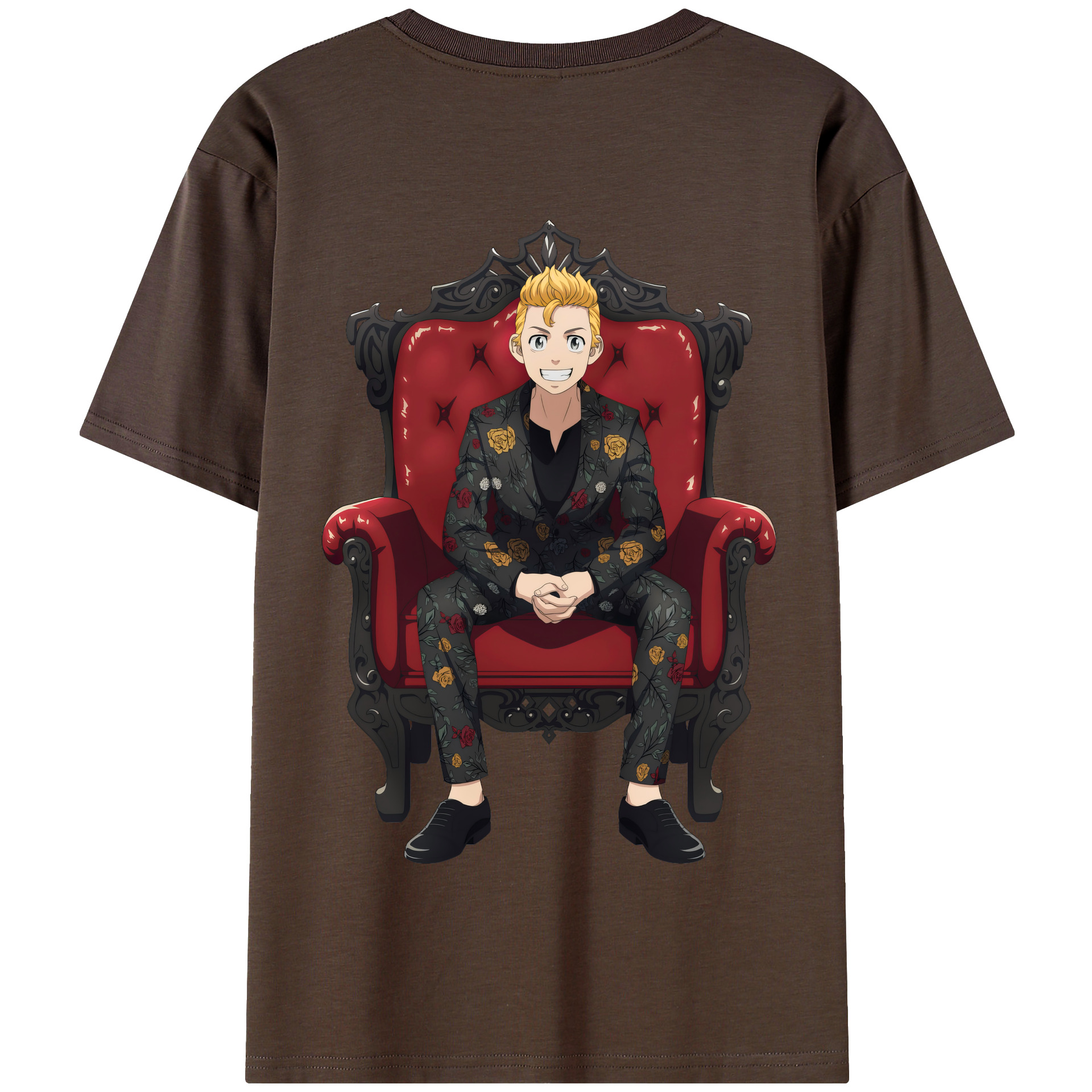 （画像用） 東京リベンジャーズ Tokyo Revengers 綿100％半袖Tシャツ（背面プリント）