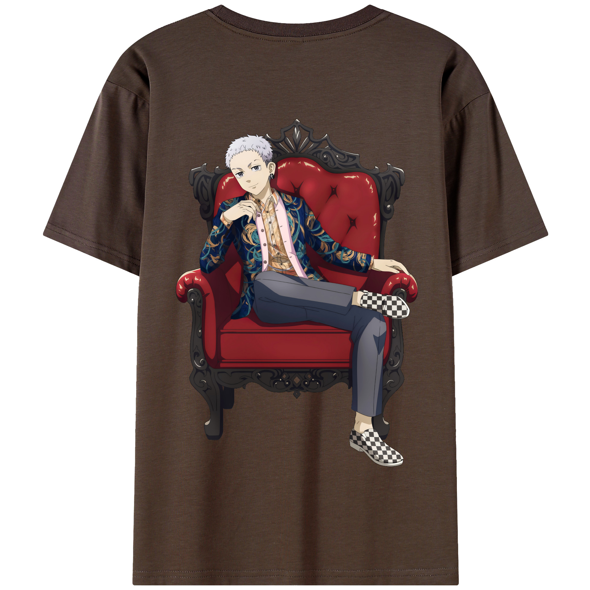 （画像用） 東京リベンジャーズ Tokyo Revengers 綿100％半袖Tシャツ（背面プリント）