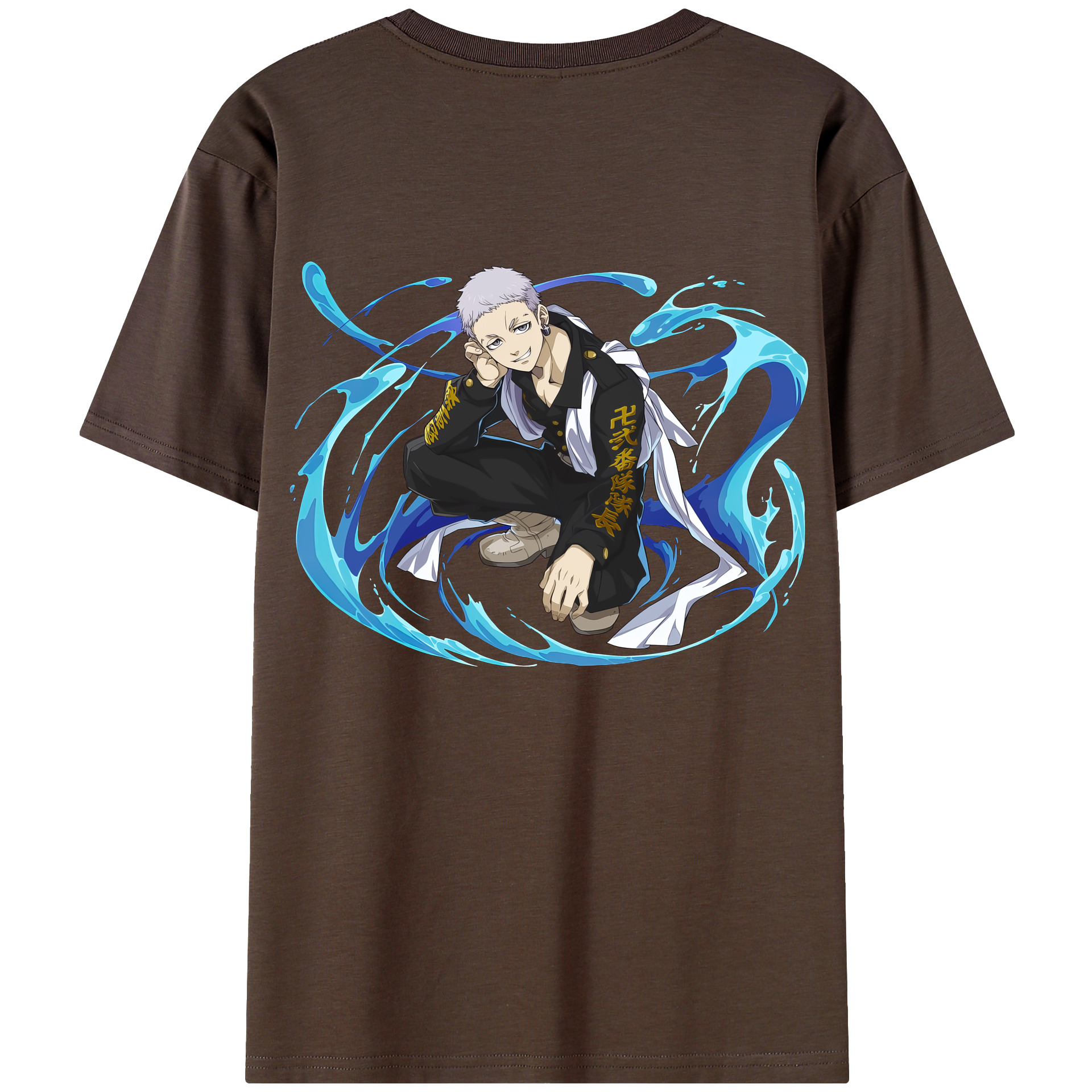 （画像用） 東京リベンジャーズ Tokyo Revengers 綿100％半袖Tシャツ（背面プリント）