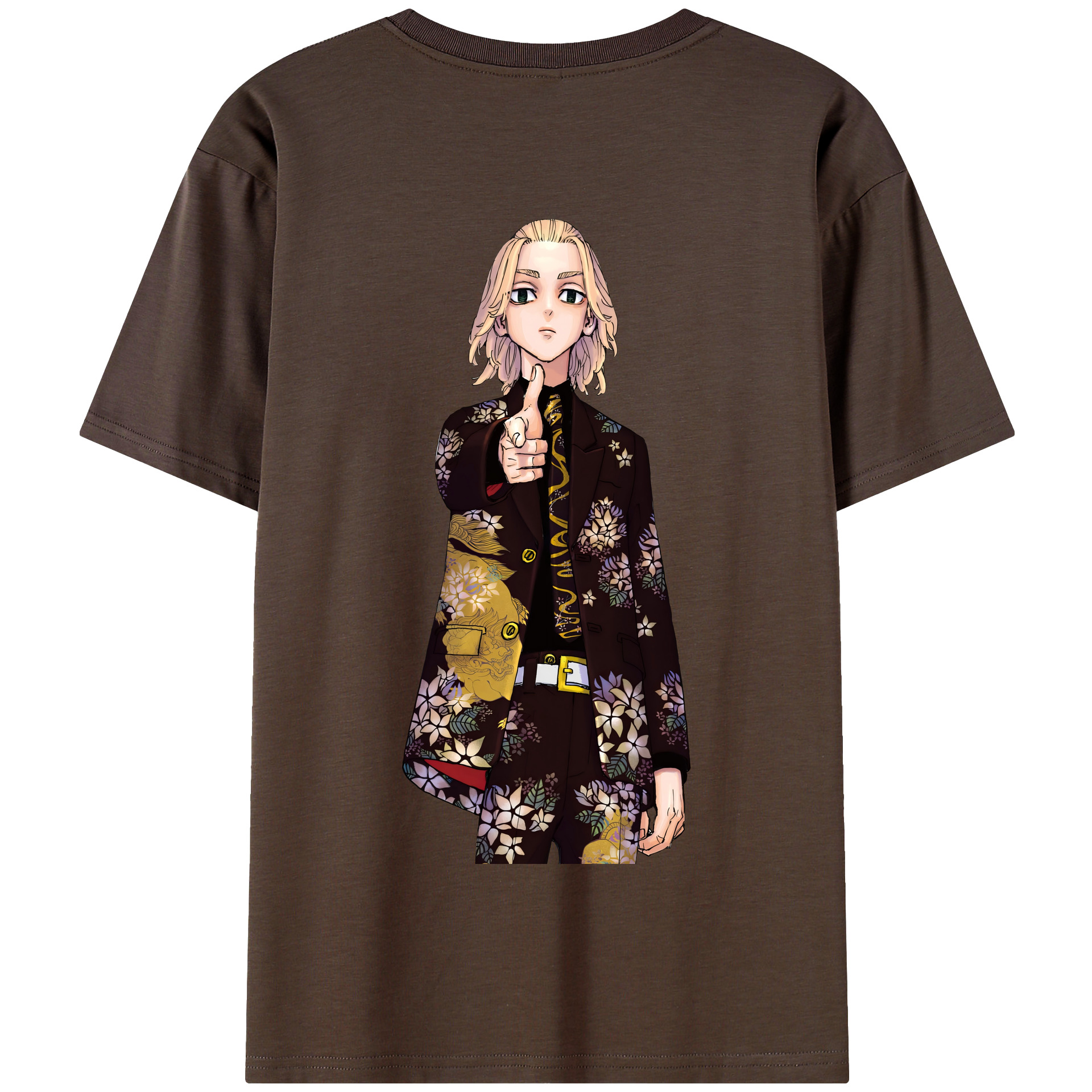 （画像用） 東京リベンジャーズ Tokyo Revengers 綿100％半袖Tシャツ（背面プリント）