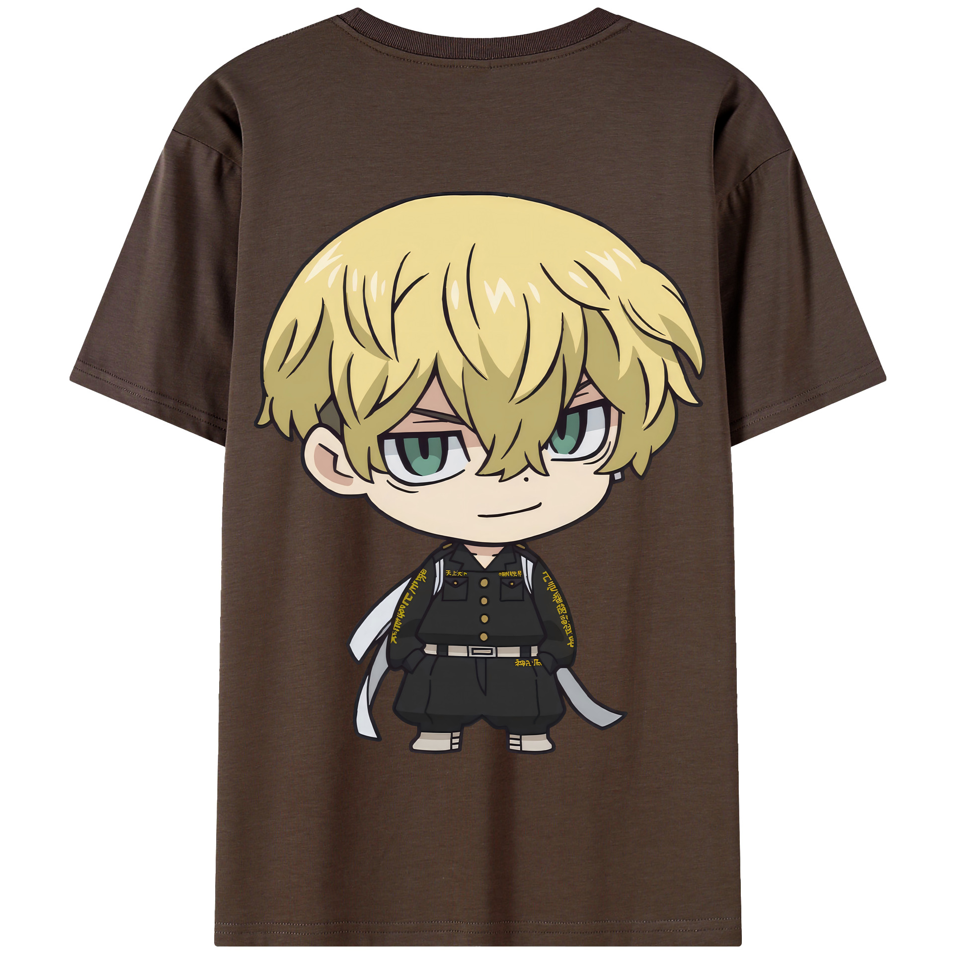 （画像用） 東京リベンジャーズ Tokyo Revengers 綿100％半袖Tシャツ（背面プリント）