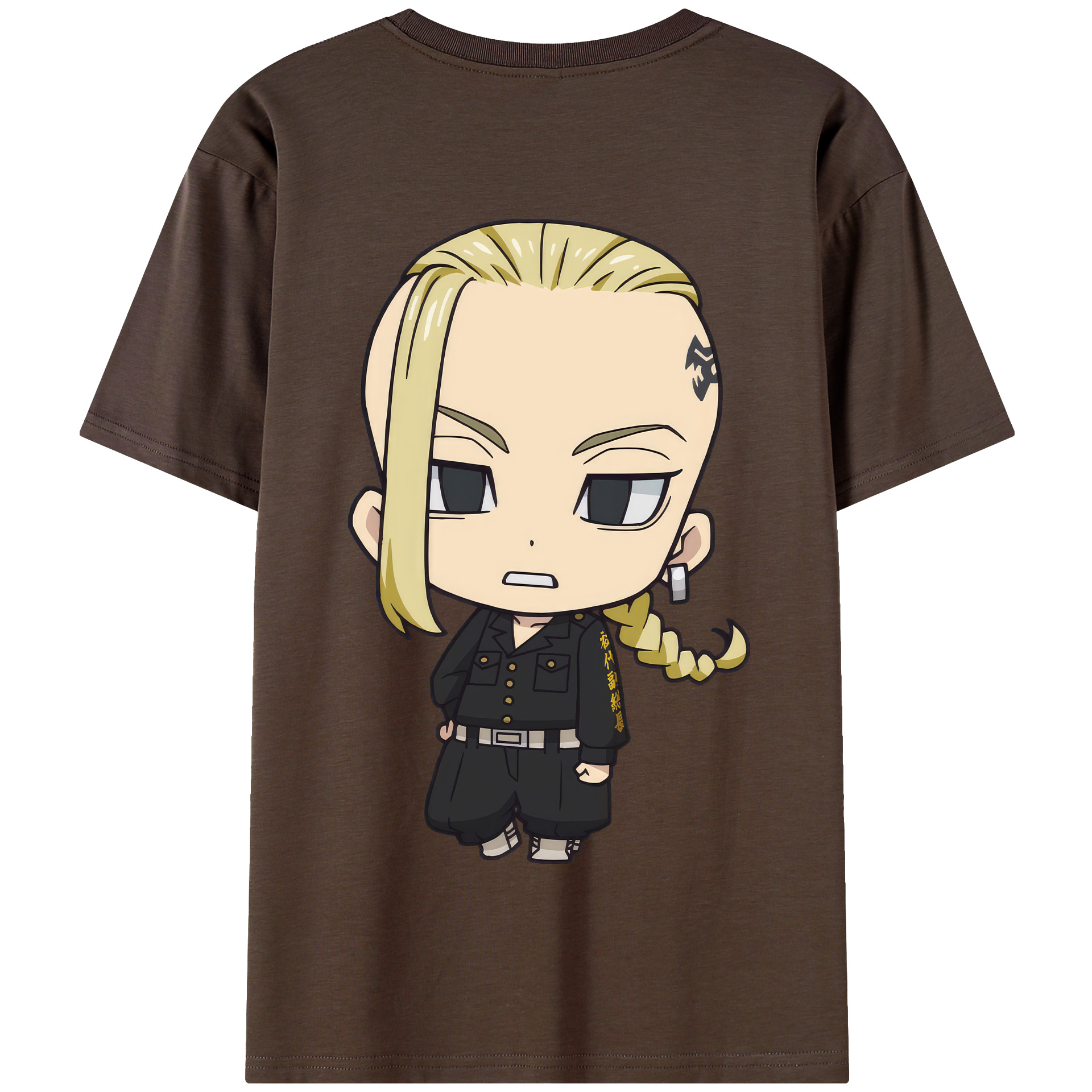 （画像用） 東京リベンジャーズ Tokyo Revengers 綿100％半袖Tシャツ（背面プリント）