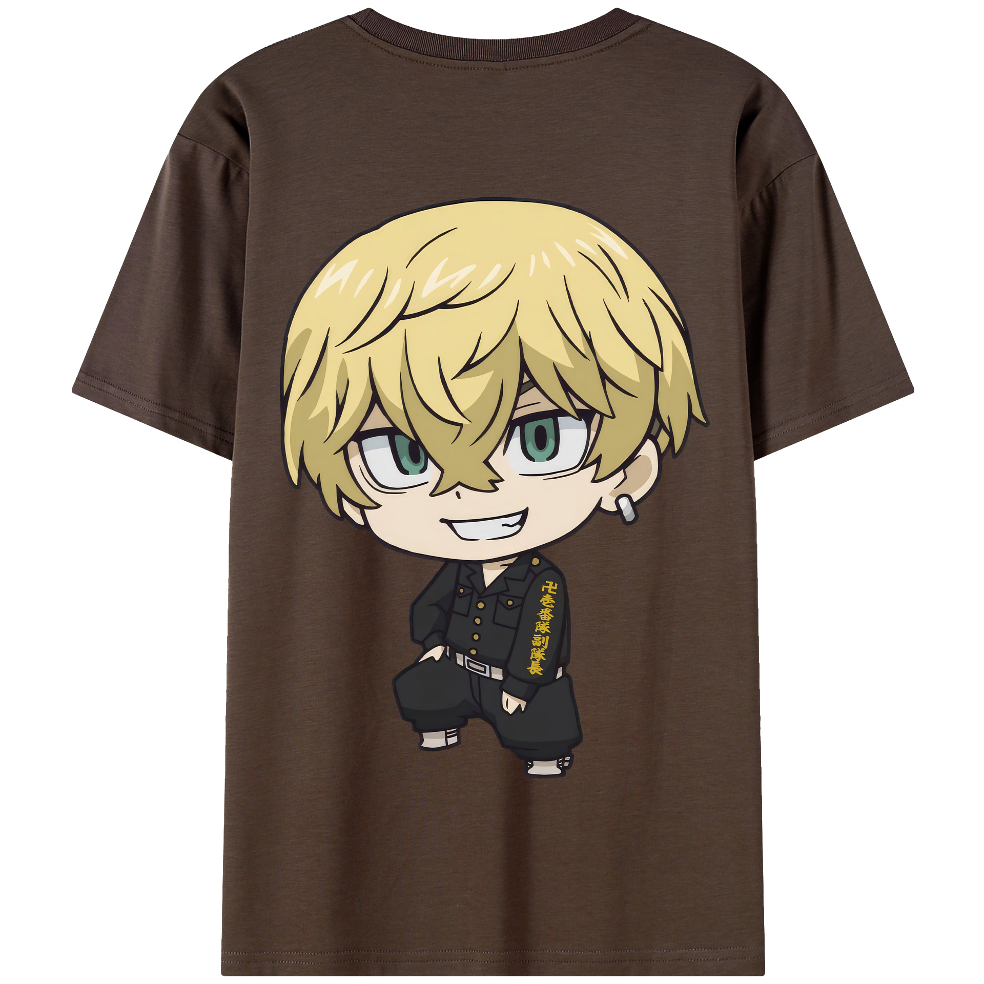 （画像用） 東京リベンジャーズ Tokyo Revengers 綿100％半袖Tシャツ（背面プリント）