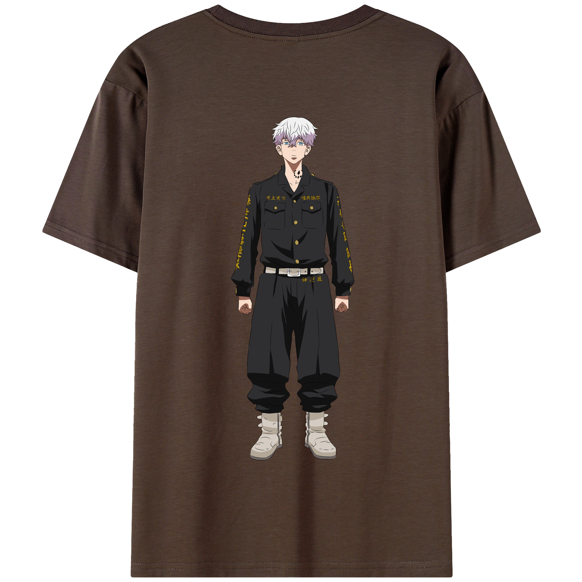 （画像用） 東京リベンジャーズ Tokyo Revengers 綿100％半袖Tシャツ（背面プリント）