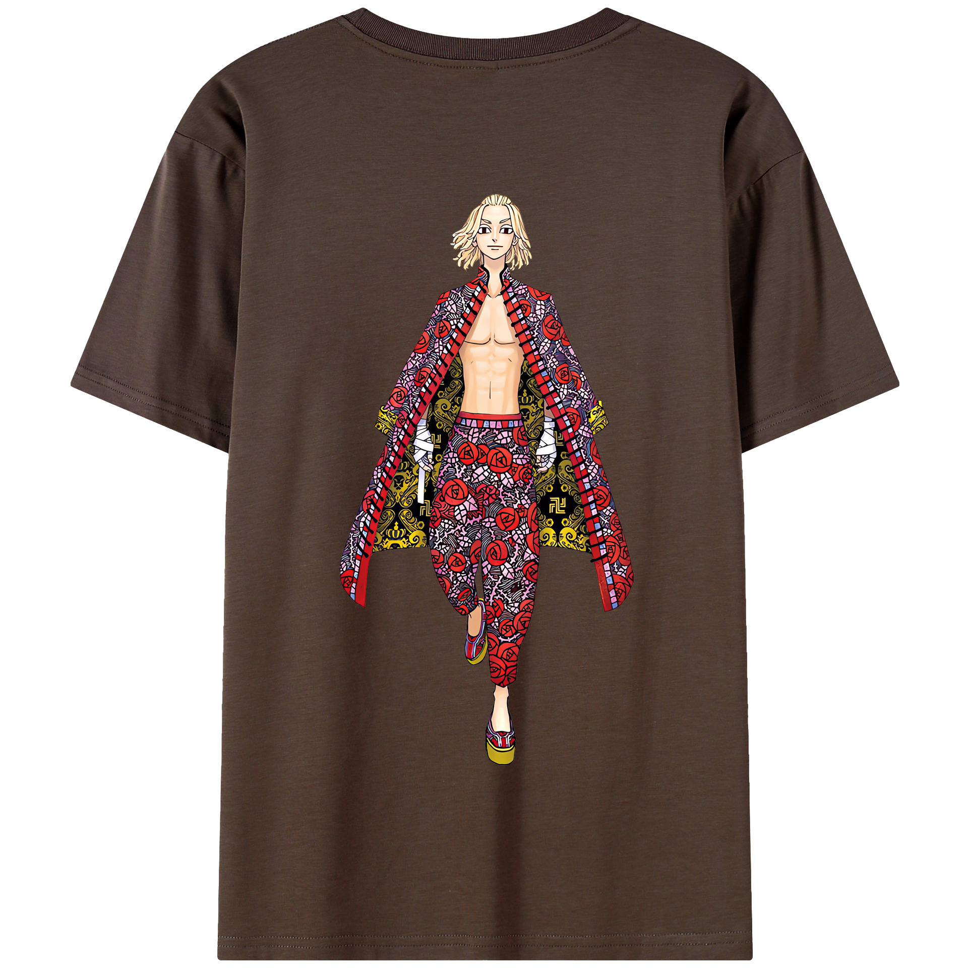 （画像用） 東京リベンジャーズ Tokyo Revengers 綿100％半袖Tシャツ（背面プリント）