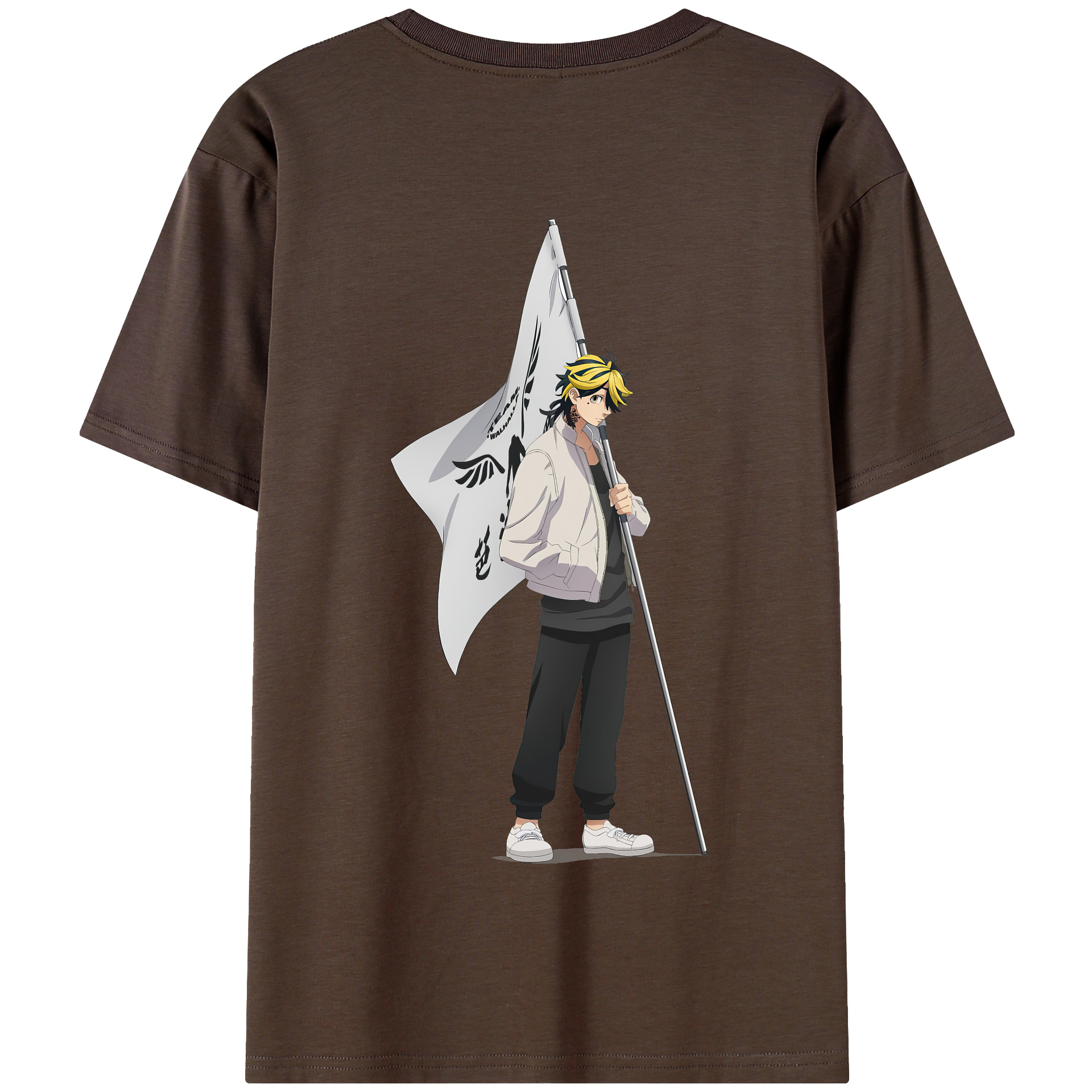 （画像用） 東京リベンジャーズ Tokyo Revengers 綿100％半袖Tシャツ（背面プリント）