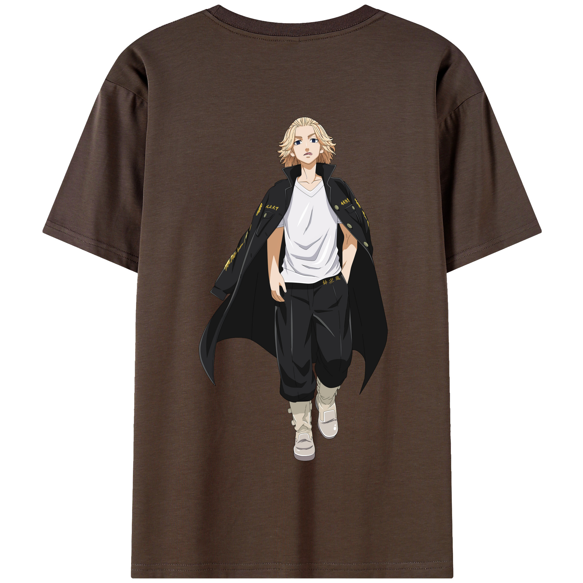 （画像用） 東京リベンジャーズ Tokyo Revengers 綿100％半袖Tシャツ（背面プリント）