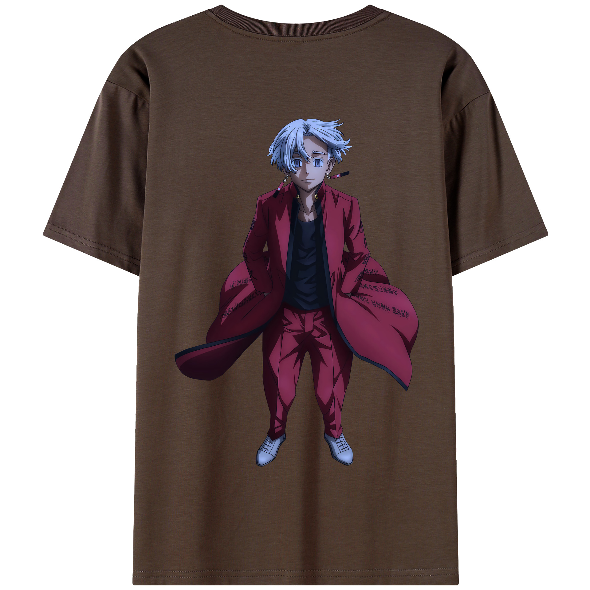 （画像用） 東京リベンジャーズ Tokyo Revengers 綿100％半袖Tシャツ（背面プリント）