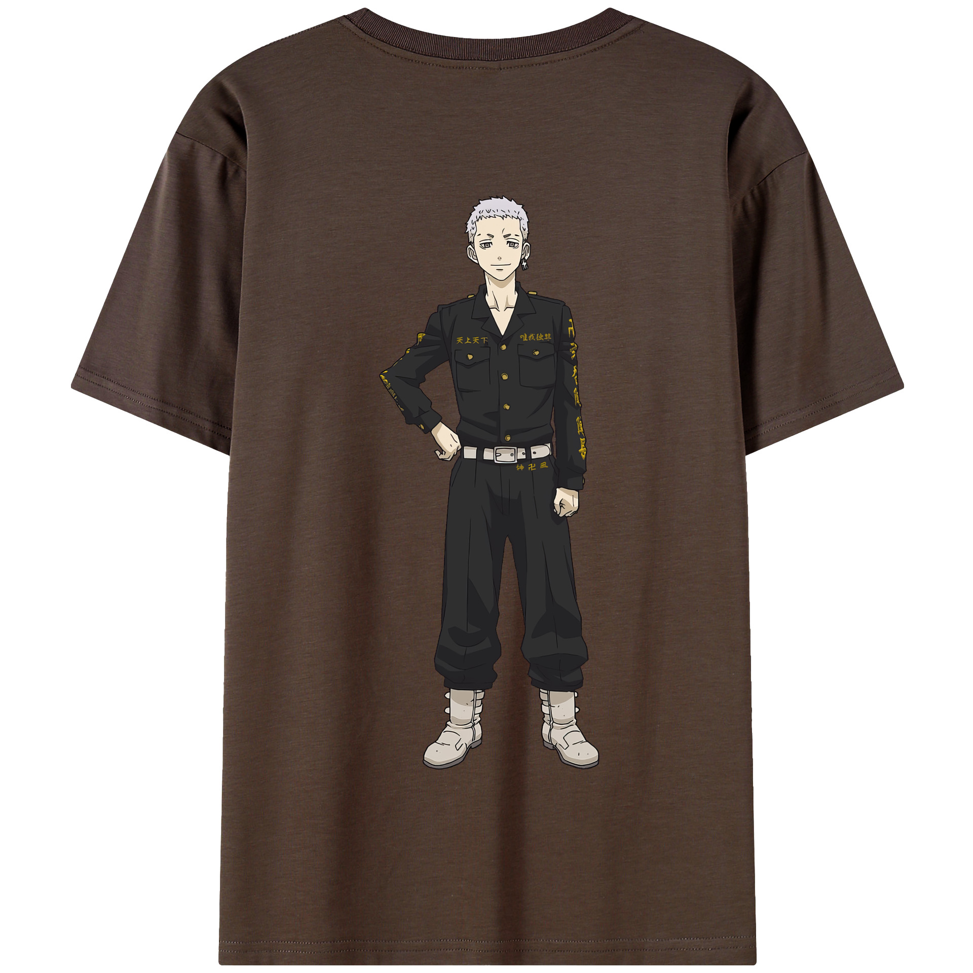（画像用） 東京リベンジャーズ Tokyo Revengers 綿100％半袖Tシャツ（背面プリント）