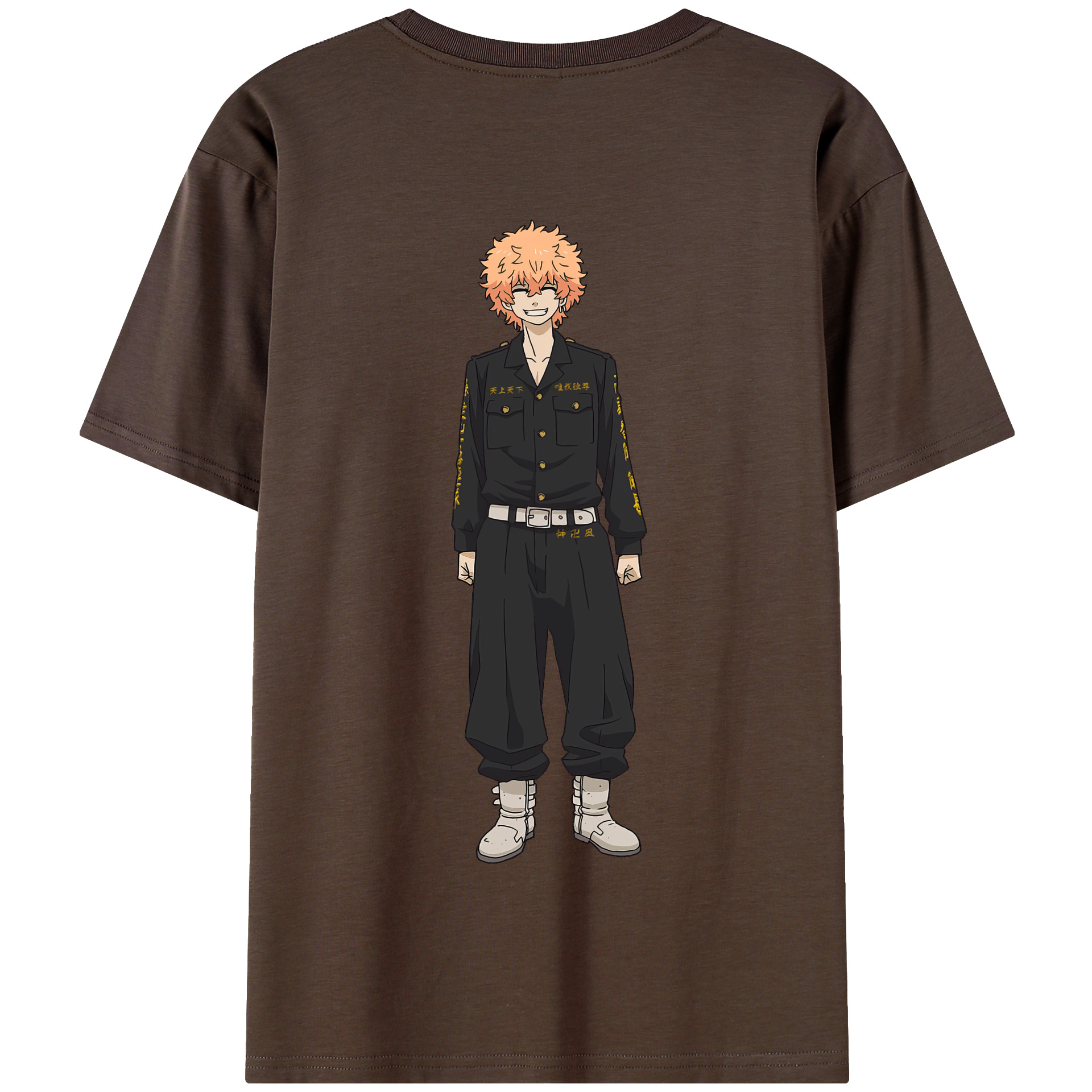 （画像用） 東京リベンジャーズ Tokyo Revengers 綿100％半袖Tシャツ（背面プリント）