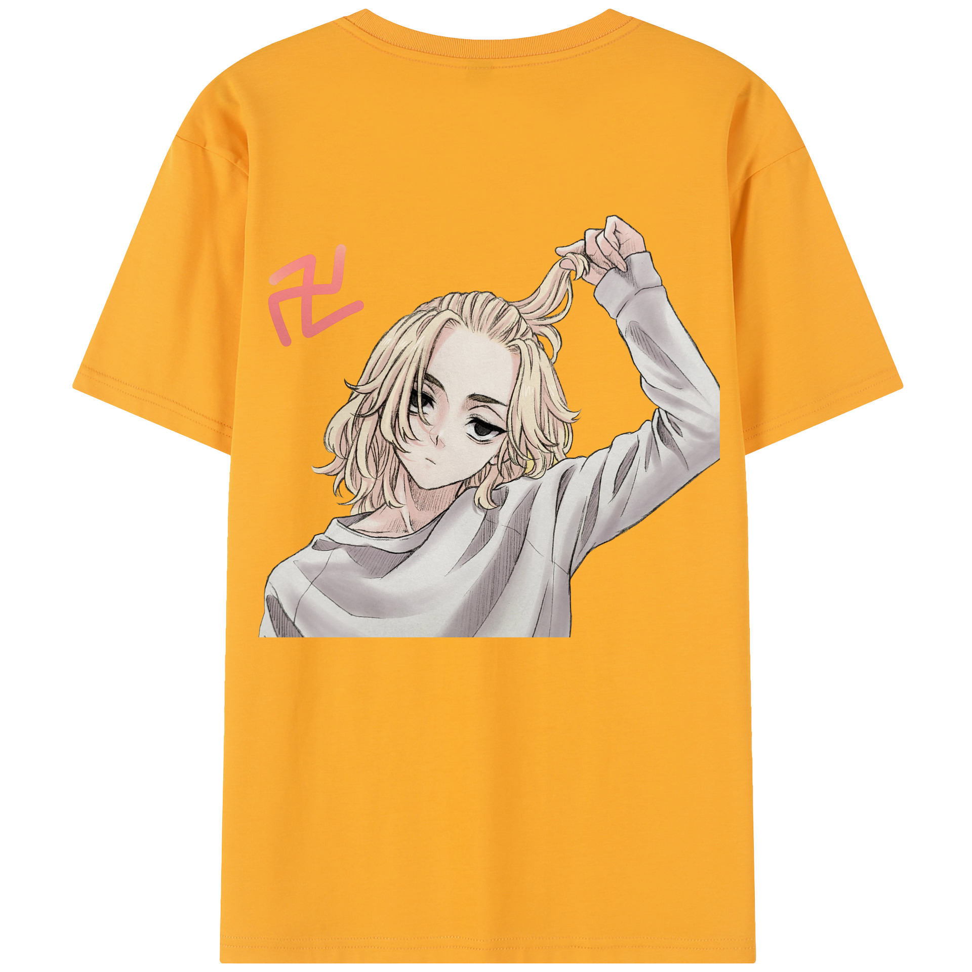 （画像用） 東京リベンジャーズ Tokyo Revengers 綿100％半袖Tシャツ（背面プリント）