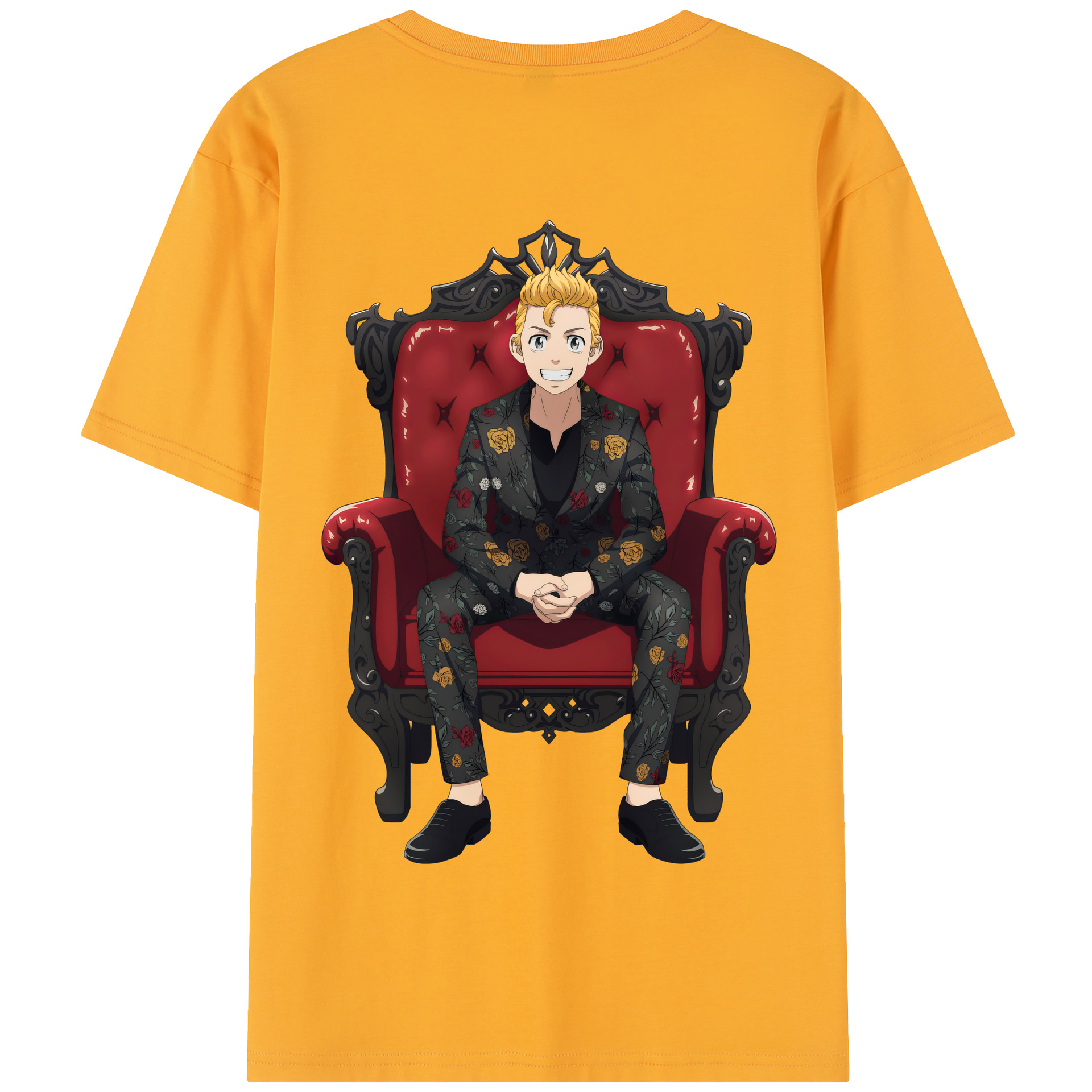 （画像用） 東京リベンジャーズ Tokyo Revengers 綿100％半袖Tシャツ（背面プリント）