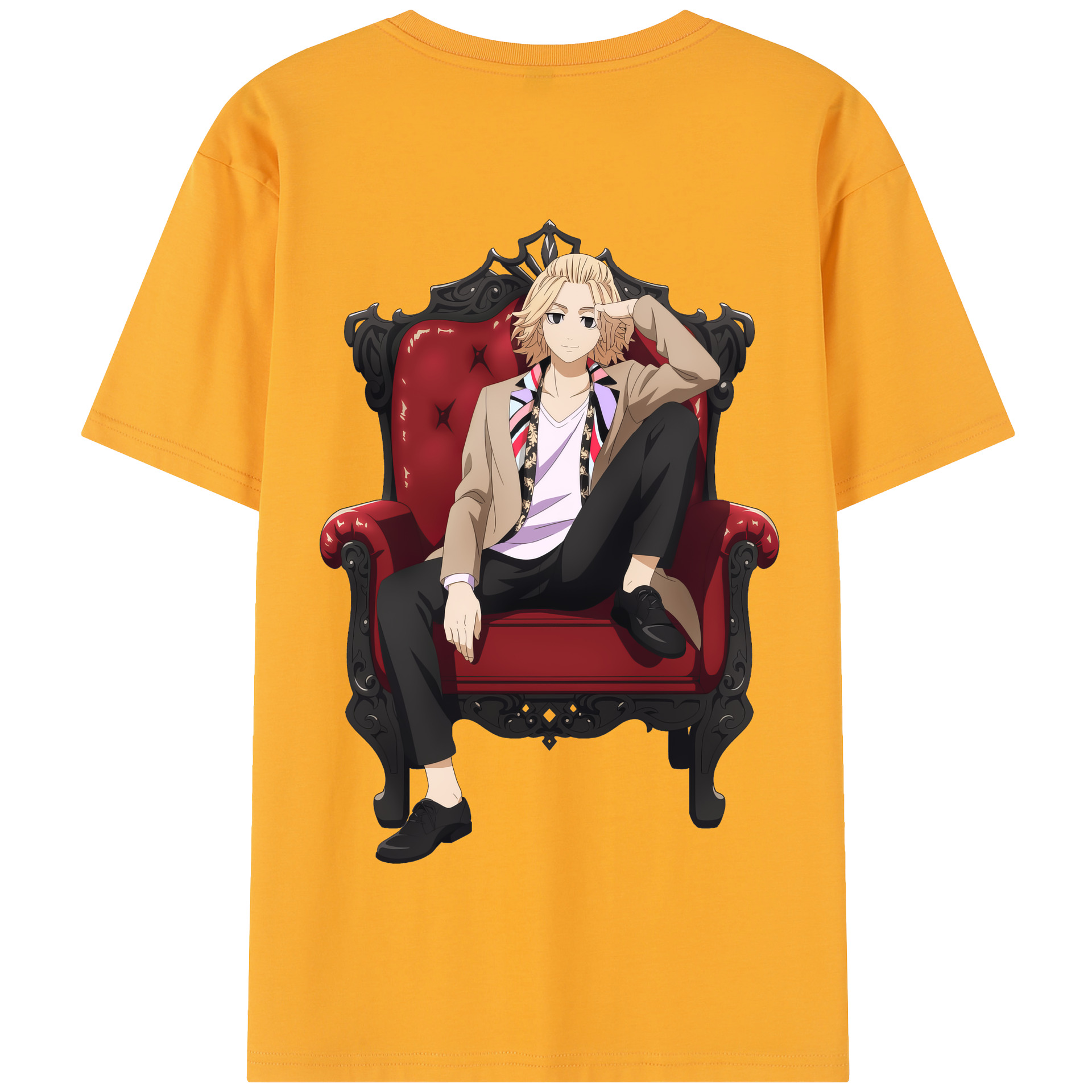 （画像用） 東京リベンジャーズ Tokyo Revengers 綿100％半袖Tシャツ（背面プリント）