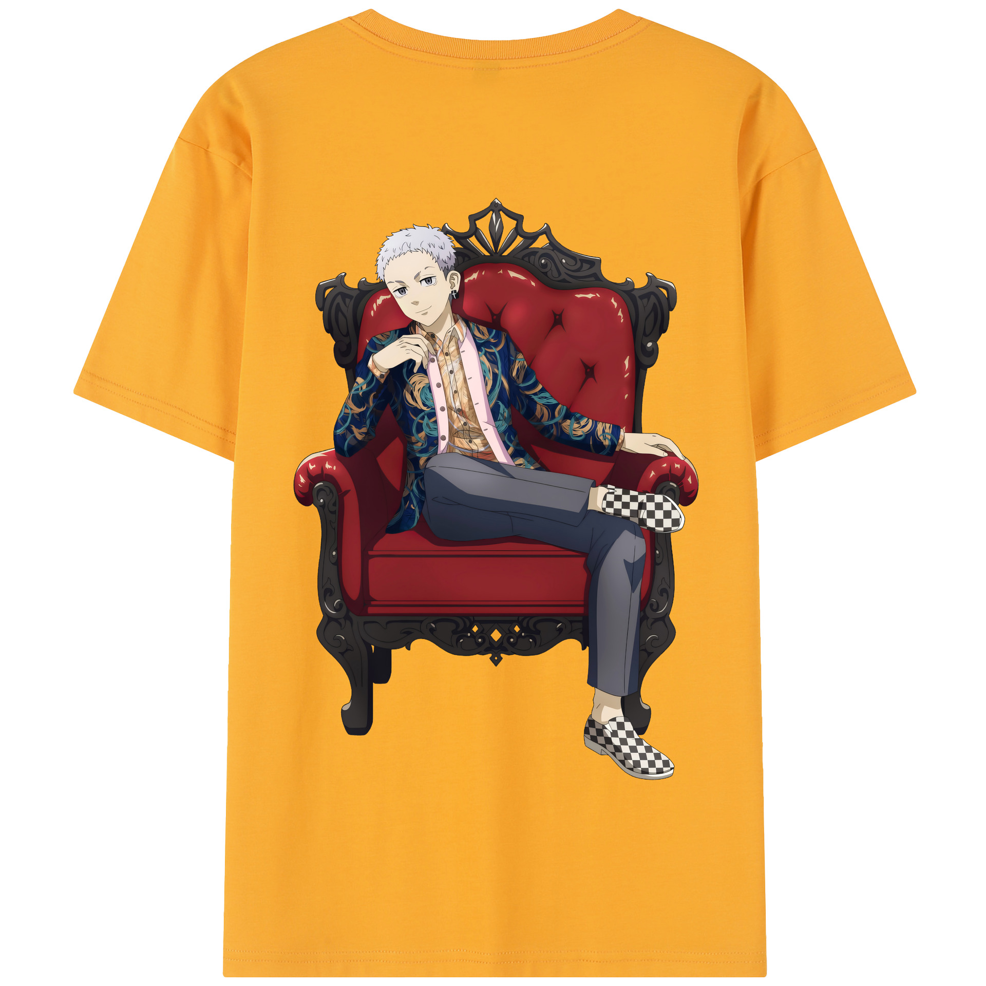 （画像用） 東京リベンジャーズ Tokyo Revengers 綿100％半袖Tシャツ（背面プリント）