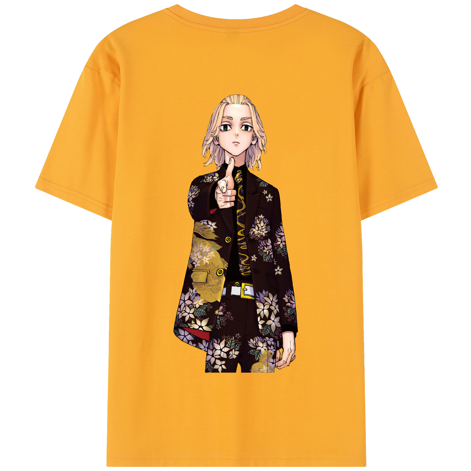 （画像用） 東京リベンジャーズ Tokyo Revengers 綿100％半袖Tシャツ（背面プリント）