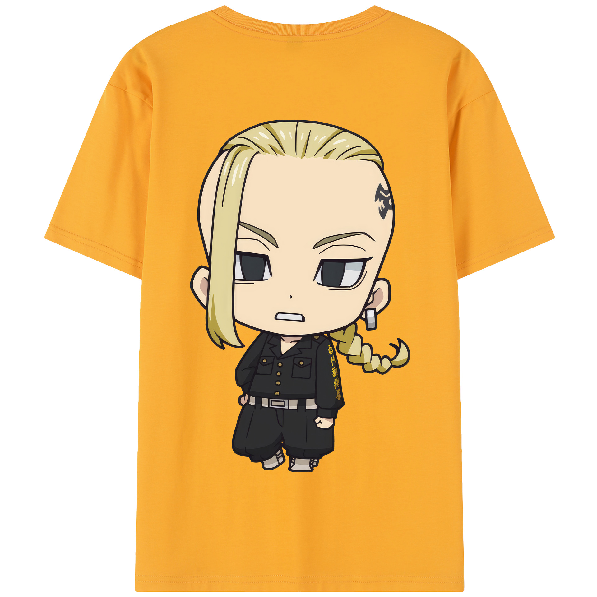 （画像用） 東京リベンジャーズ Tokyo Revengers 綿100％半袖Tシャツ（背面プリント）