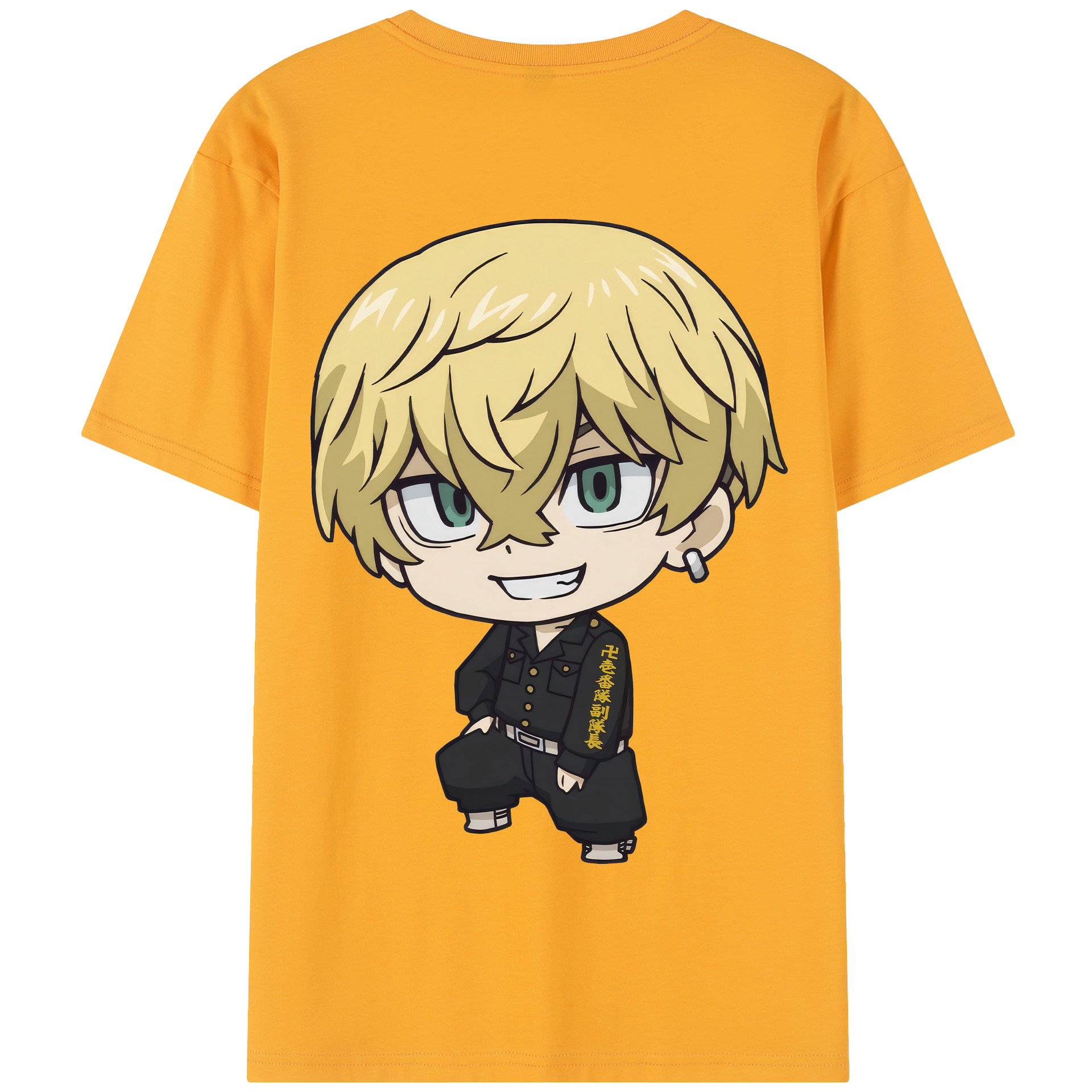 （画像用） 東京リベンジャーズ Tokyo Revengers 綿100％半袖Tシャツ（背面プリント）